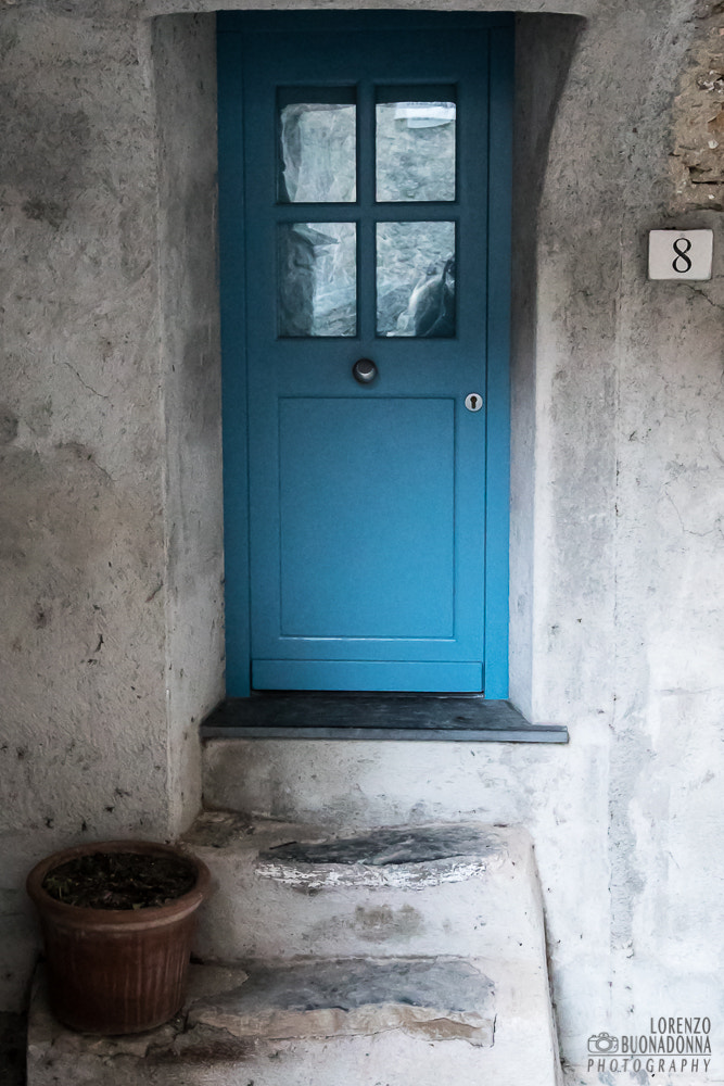 Canon EF 16-35mm F4L IS USM sample photo. Colored door photography