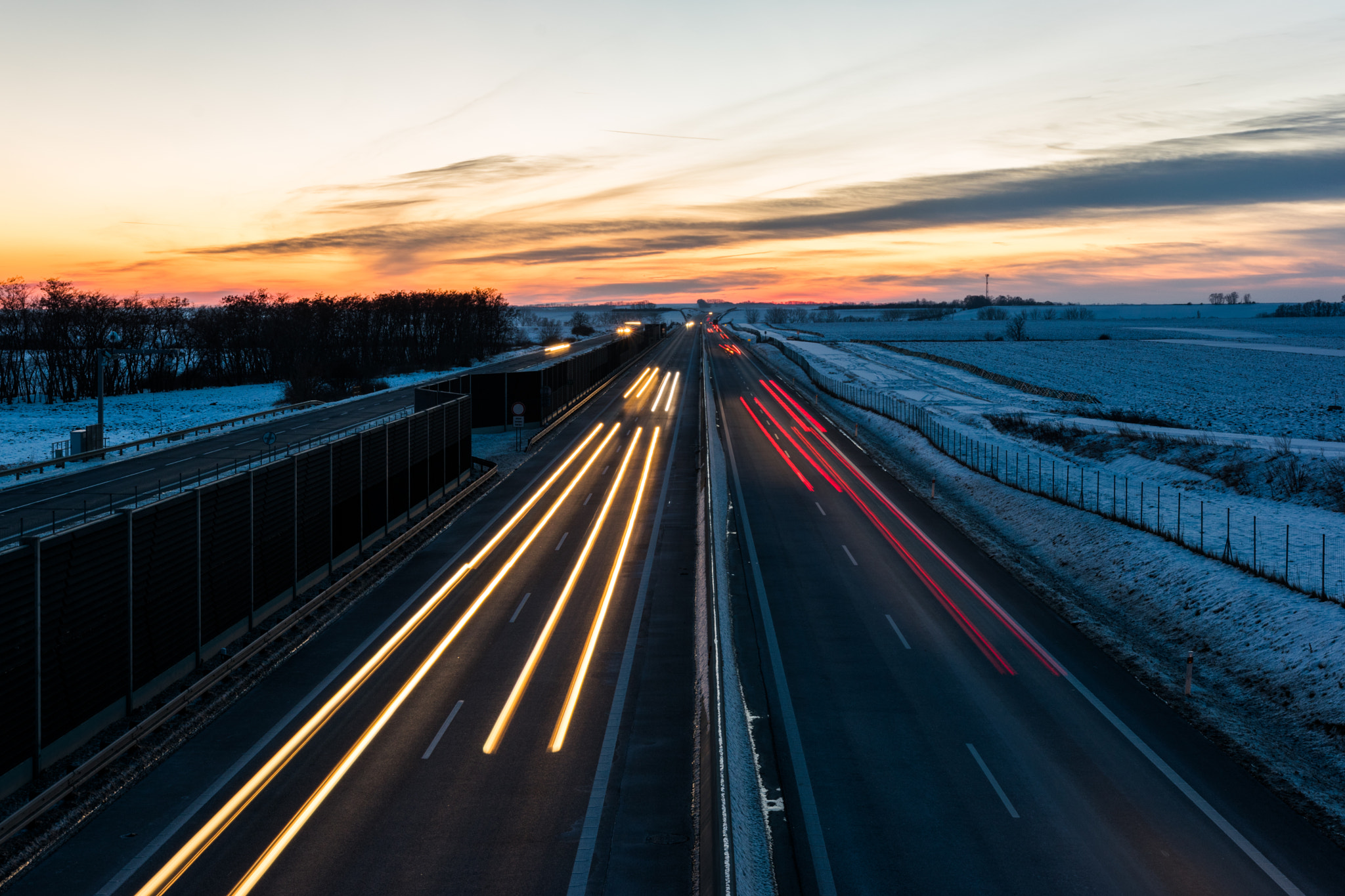 Nikon D5300 + Sigma 18-35mm F1.8 DC HSM Art sample photo. Sunset highway photography