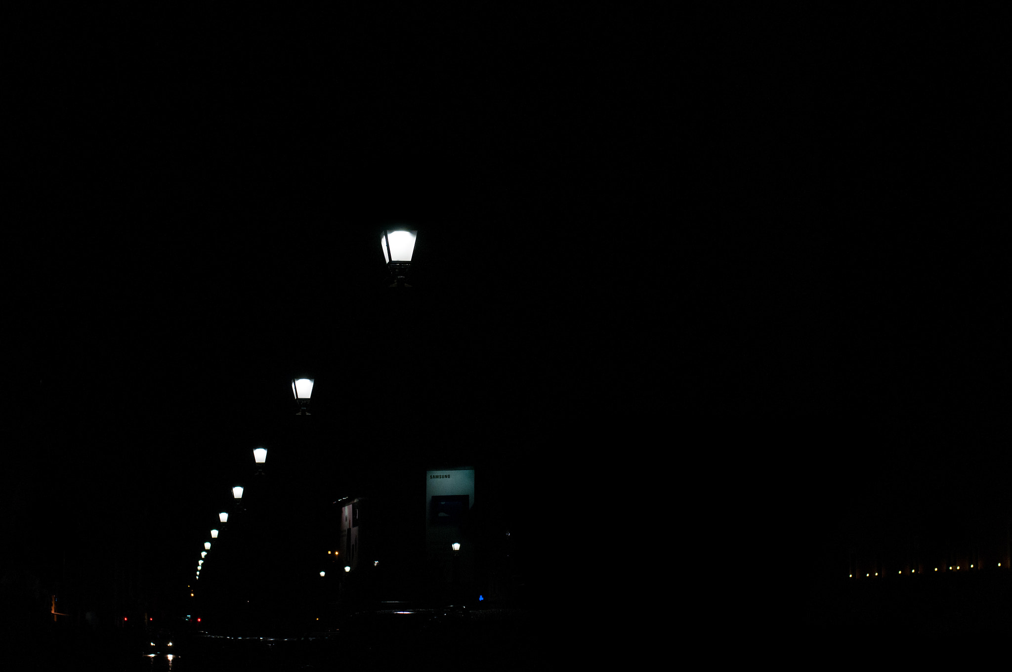 Nikon D300 sample photo. Street in the night photography