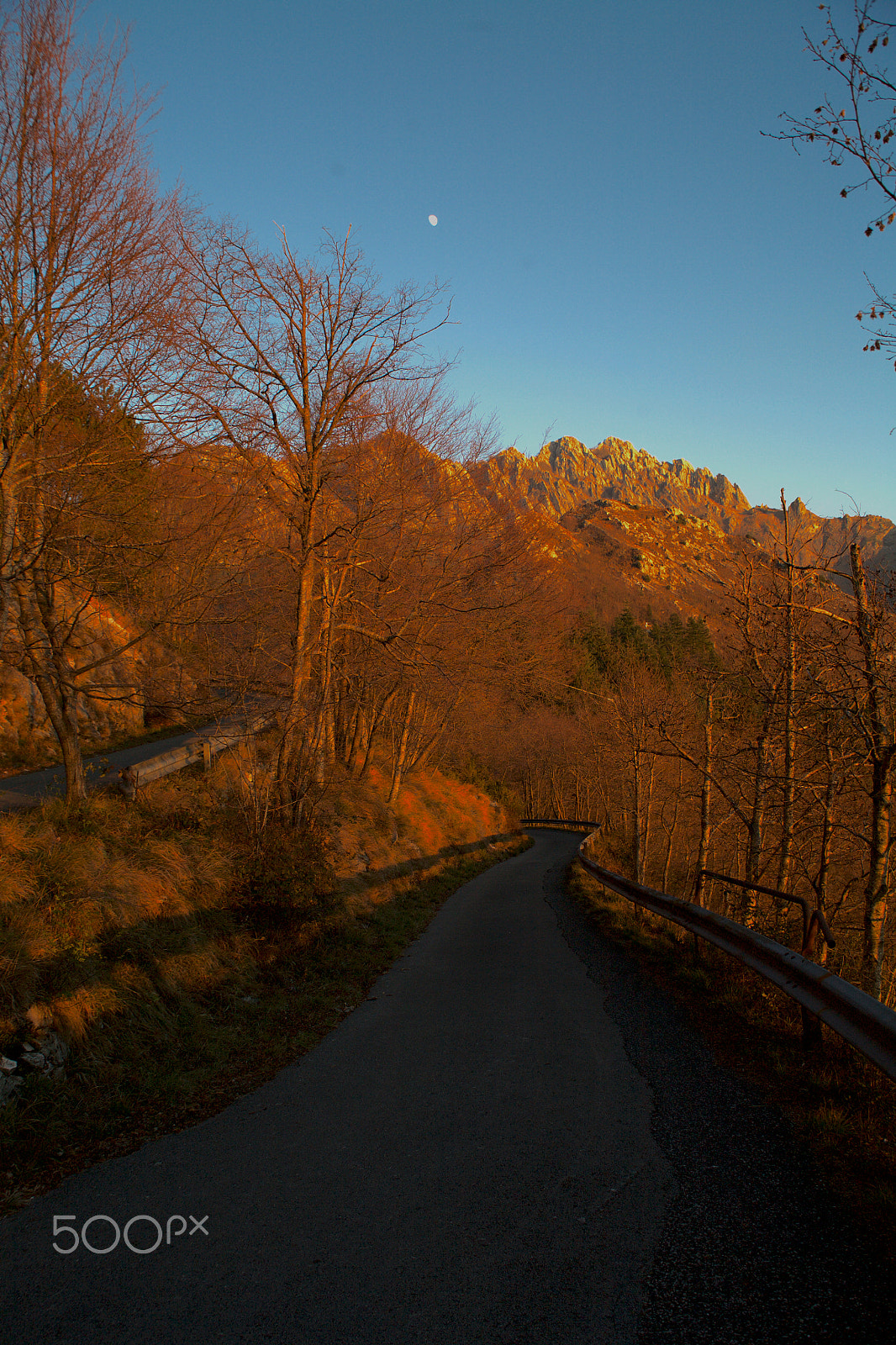 Canon EOS 5D + Sigma 24-70mm F2.8 EX DG Macro sample photo. Road to alpi apuane photography