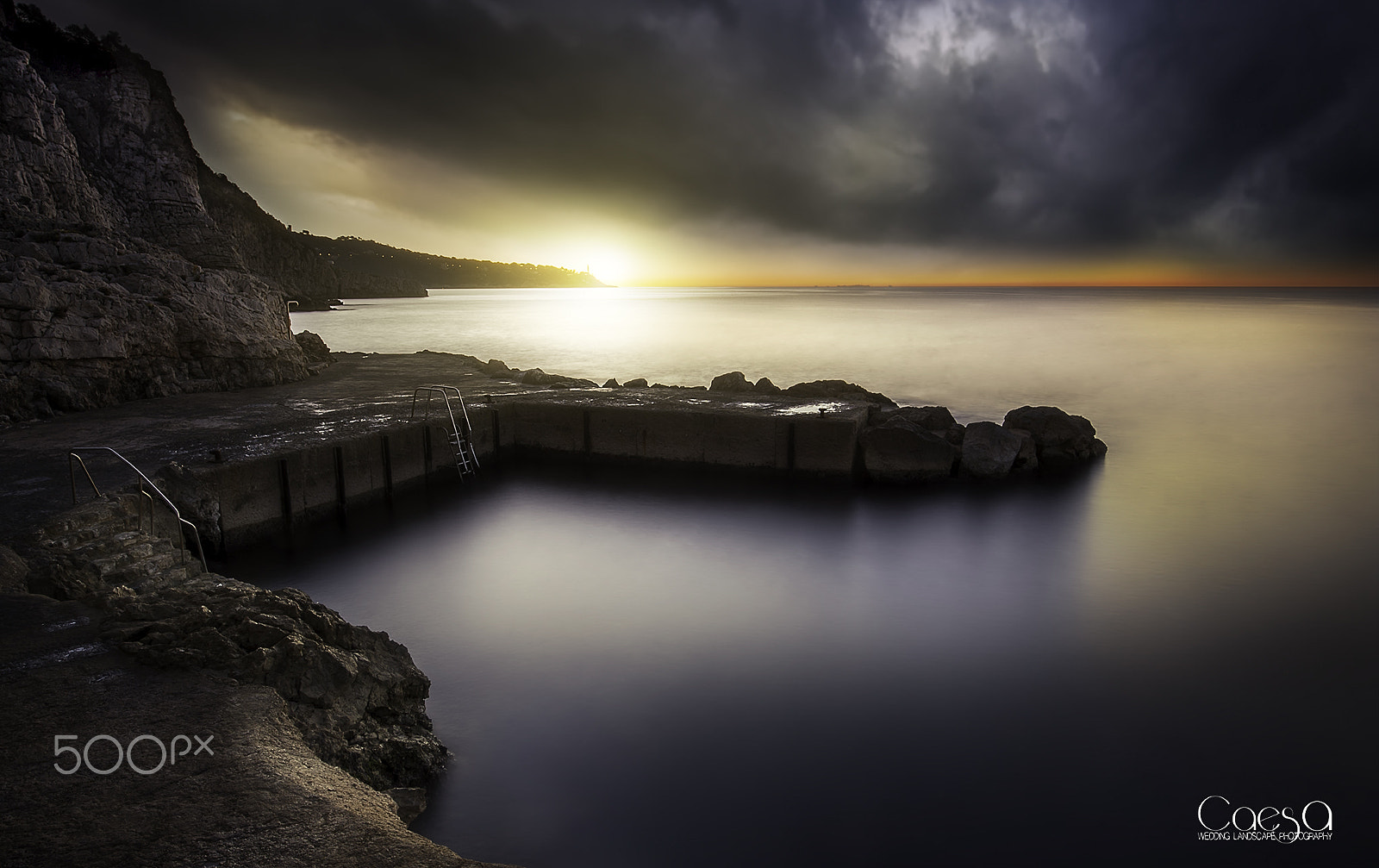 Canon EOS-1D Mark III sample photo. Cap de nice sunrise photography