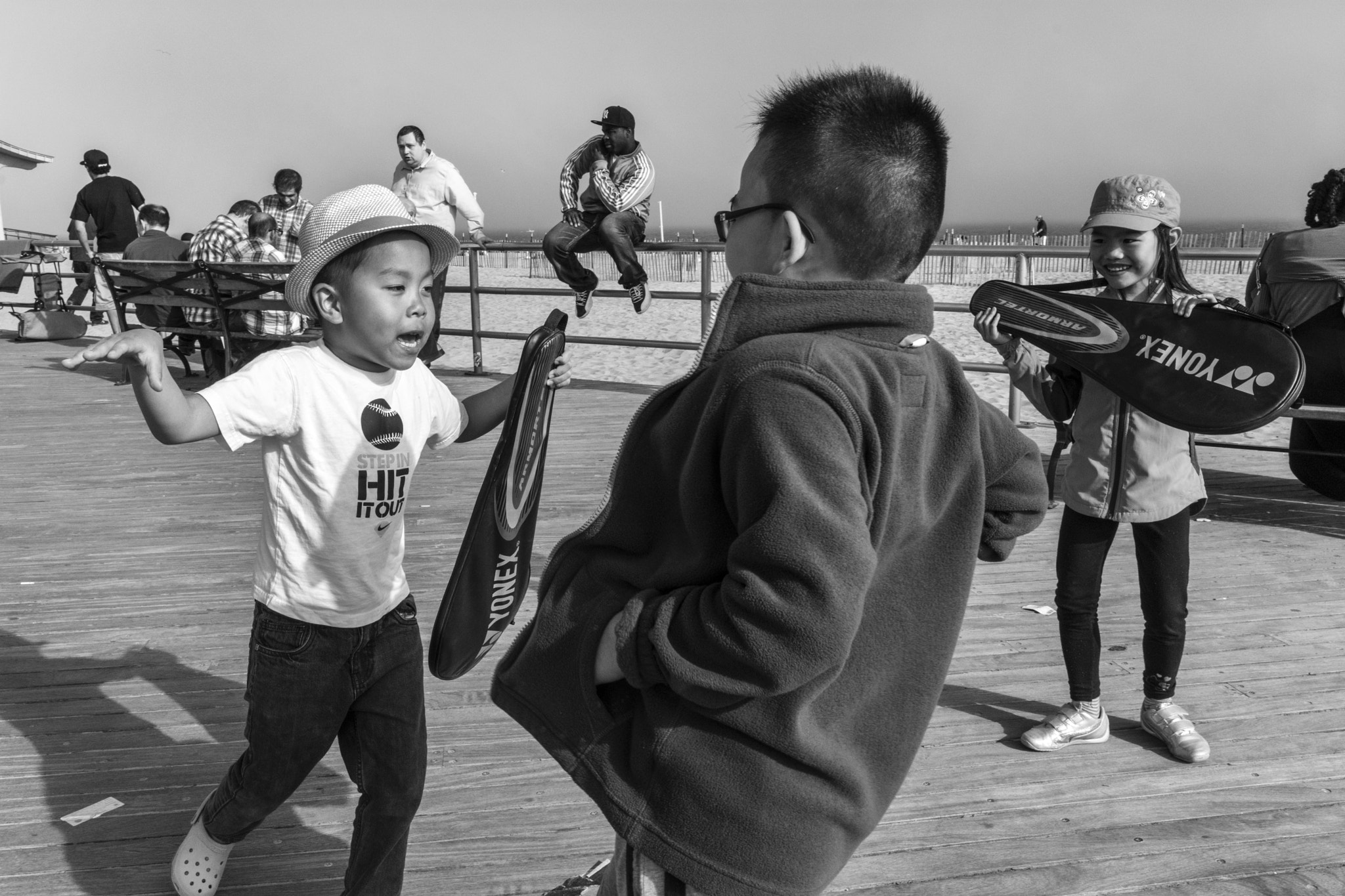 Nikon AF-S Nikkor 20mm F1.8G ED sample photo. Playing michael jackson on coney island photography