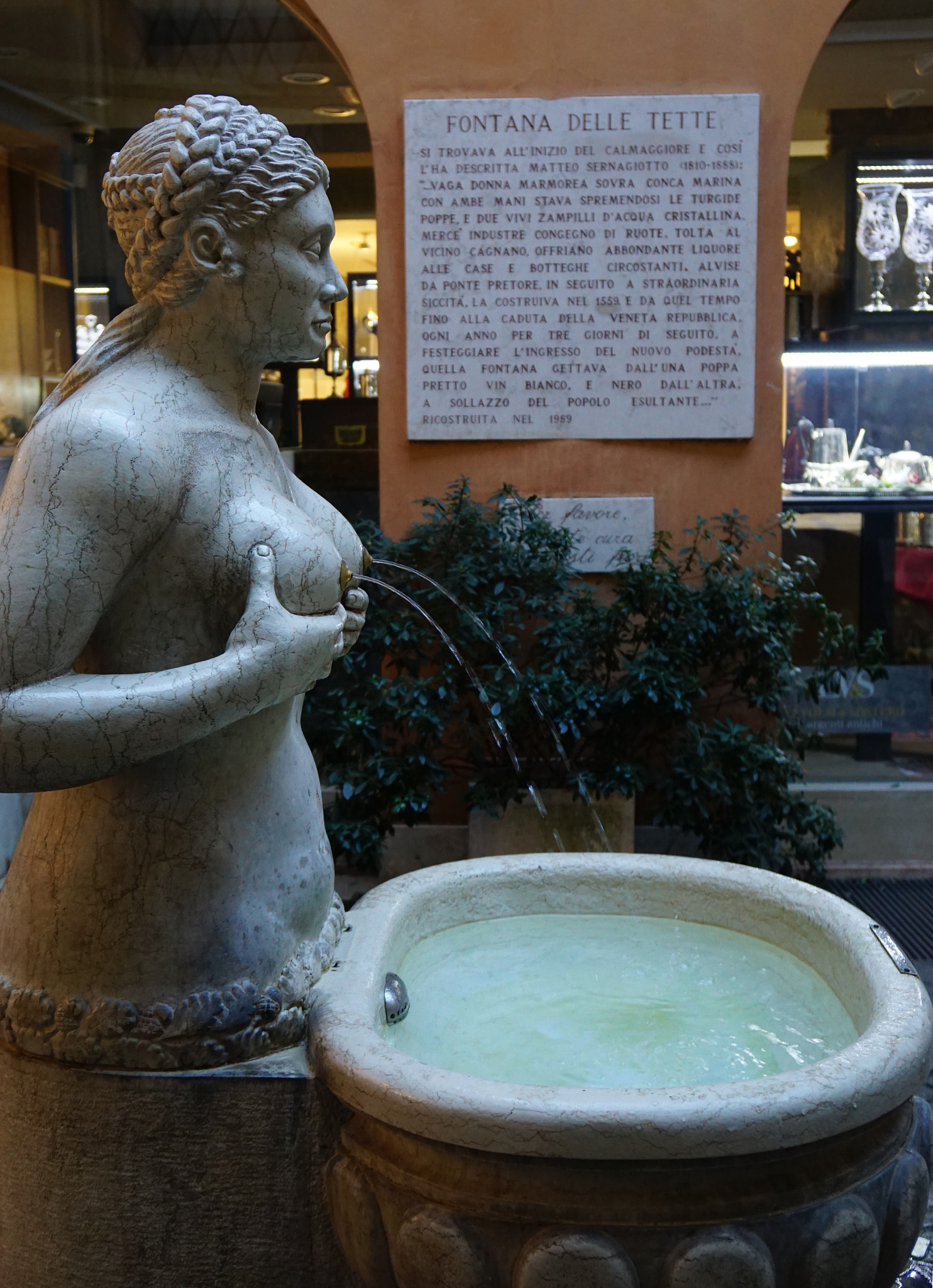 Sony a6000 + Sony Vario-Tessar T* E 16-70mm F4 ZA OSS sample photo. Treviso fontana delle tette photography