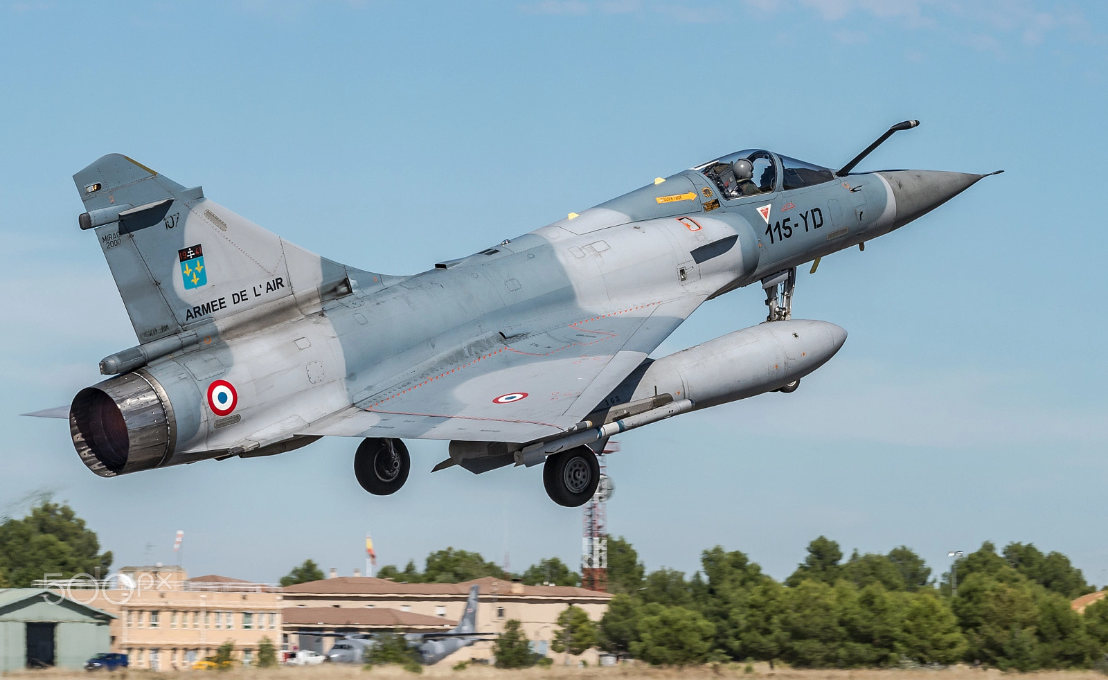 Sigma 120-400mm F4.5-5.6 DG OS HSM sample photo. Mirage 2000c 107/115-yd photography