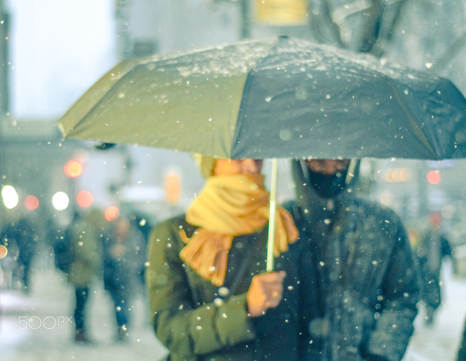 Nikon D5300 + Nikon AF Nikkor 50mm F1.8D sample photo. Snow shower photography