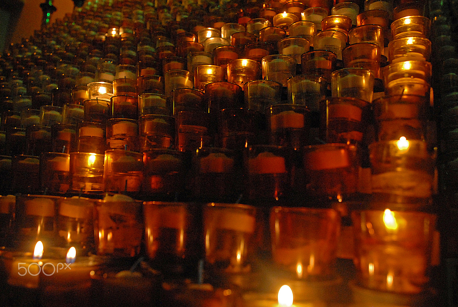 Nikon D200 sample photo. Church lights photography