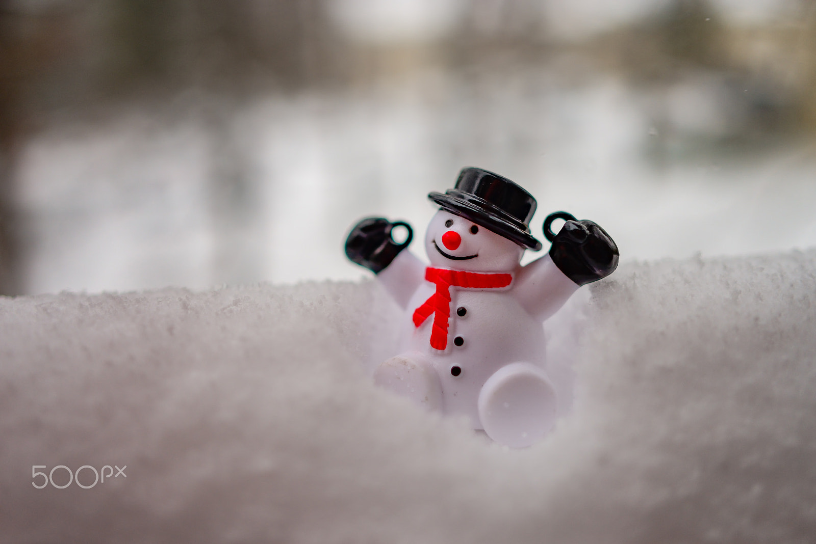 Nikon D610 + Nikon AF-S Nikkor 28mm F1.8G sample photo. Snow-man photography