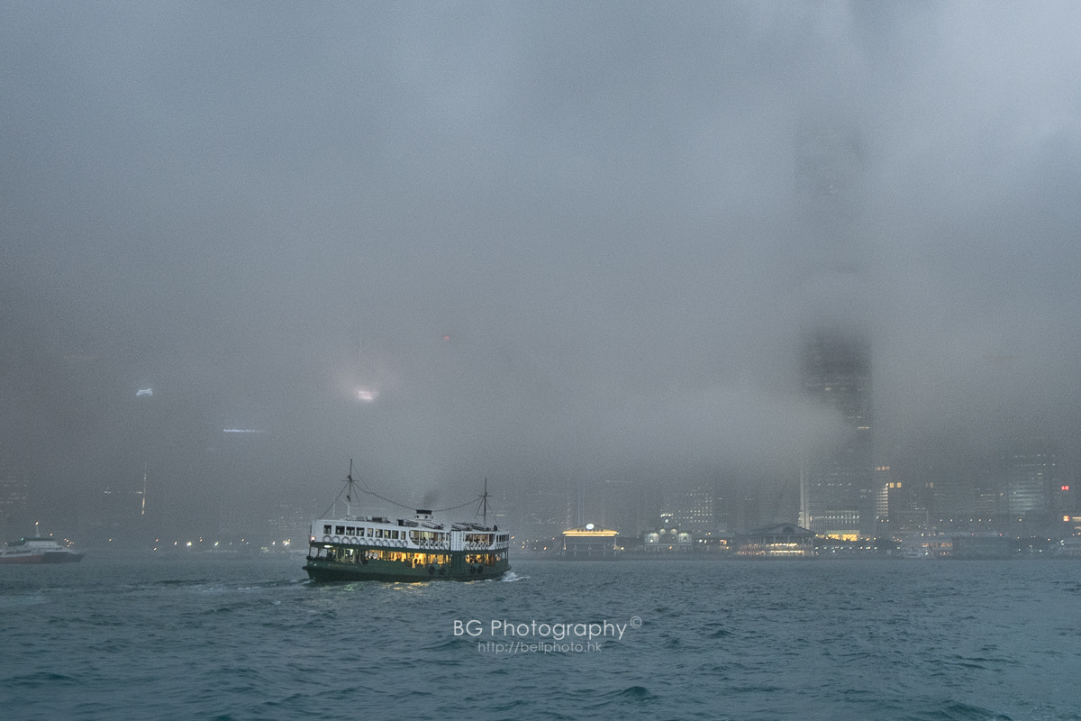 Fujifilm X-M1 + Fujifilm XF 18-55mm F2.8-4 R LM OIS sample photo. Sailing in mist. photography