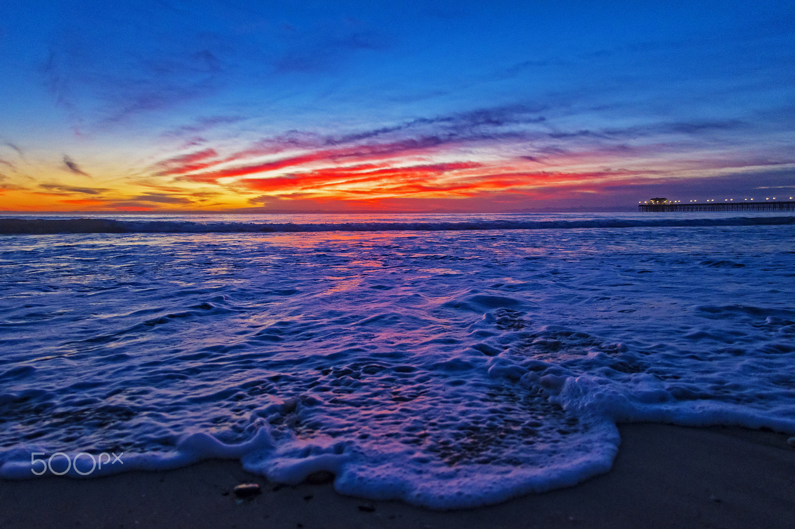 Sigma 15mm F2.8 EX DG Diagonal Fisheye sample photo. Twilight in oceanside - january 9, 2017 photography
