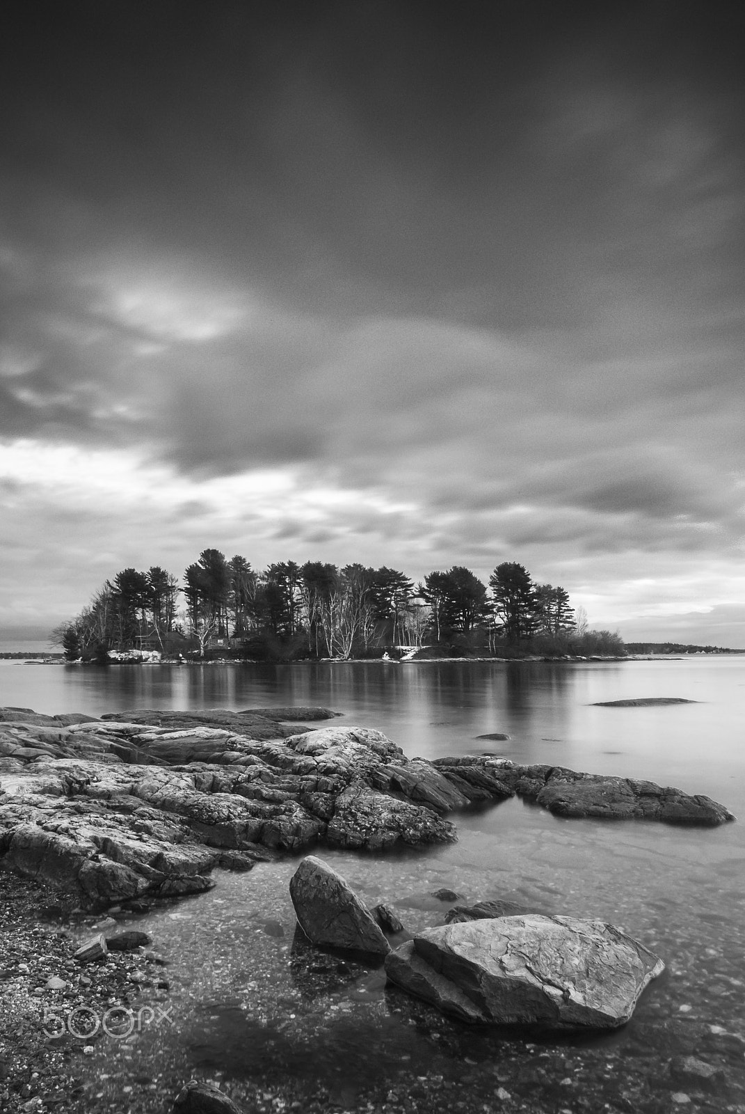 Nikon D200 sample photo. Pound of tea island with storm clouds photography