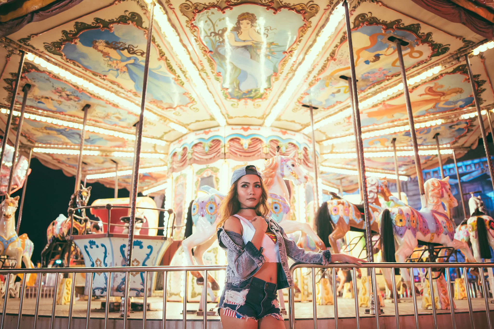 Nikon D800E sample photo. Funfair photography