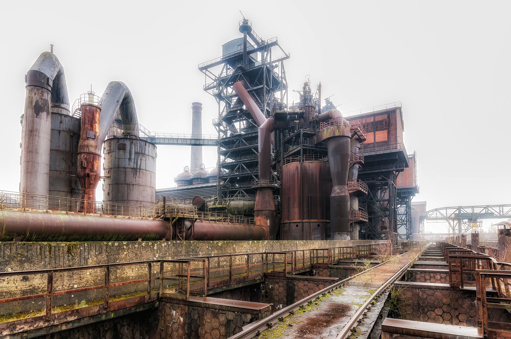 Nikon D2X + Sigma 10-20mm F4-5.6 EX DC HSM sample photo. "fascination of old industry" photography