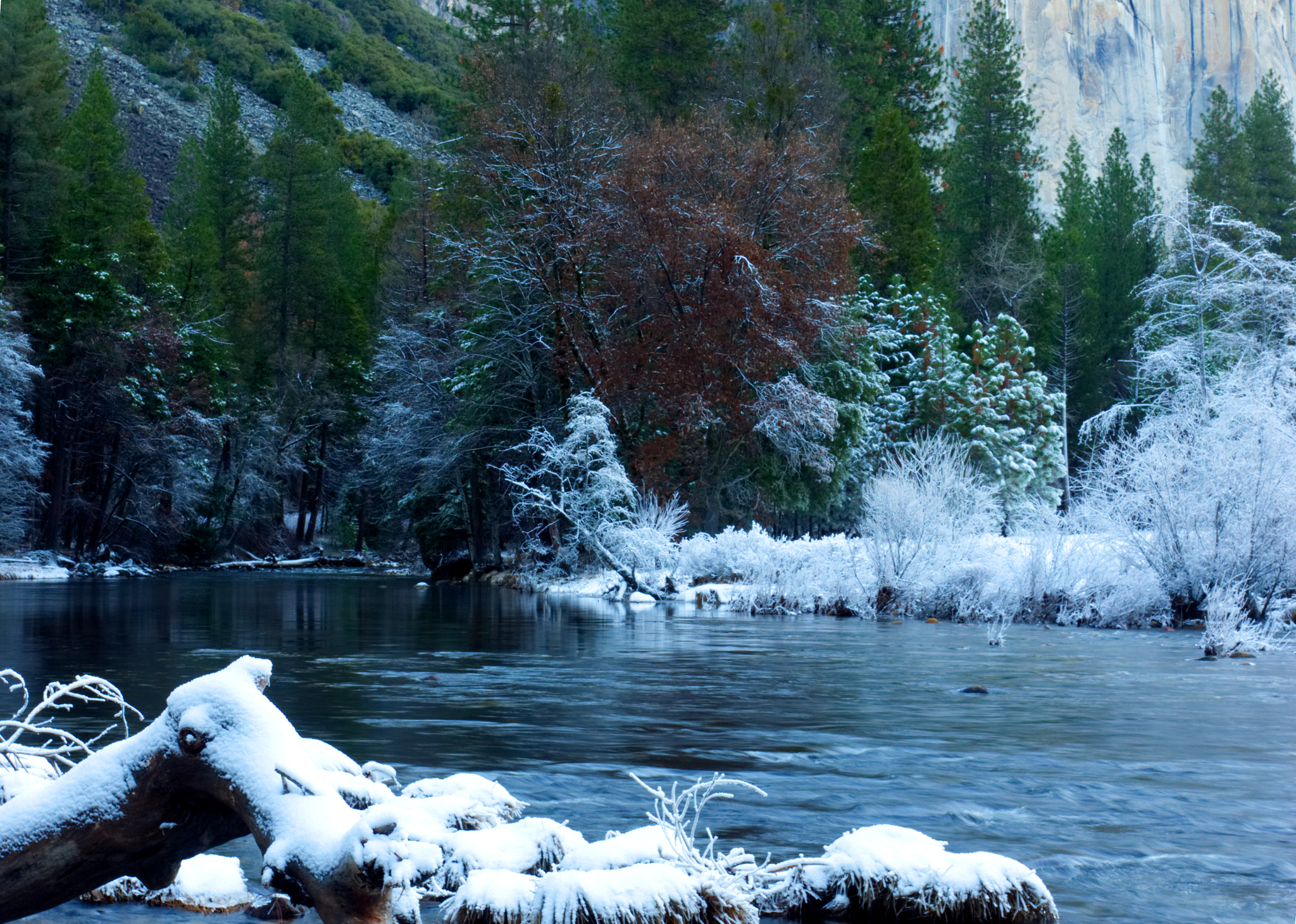 Olympus OM-D E-M1 sample photo. Merced winter photography