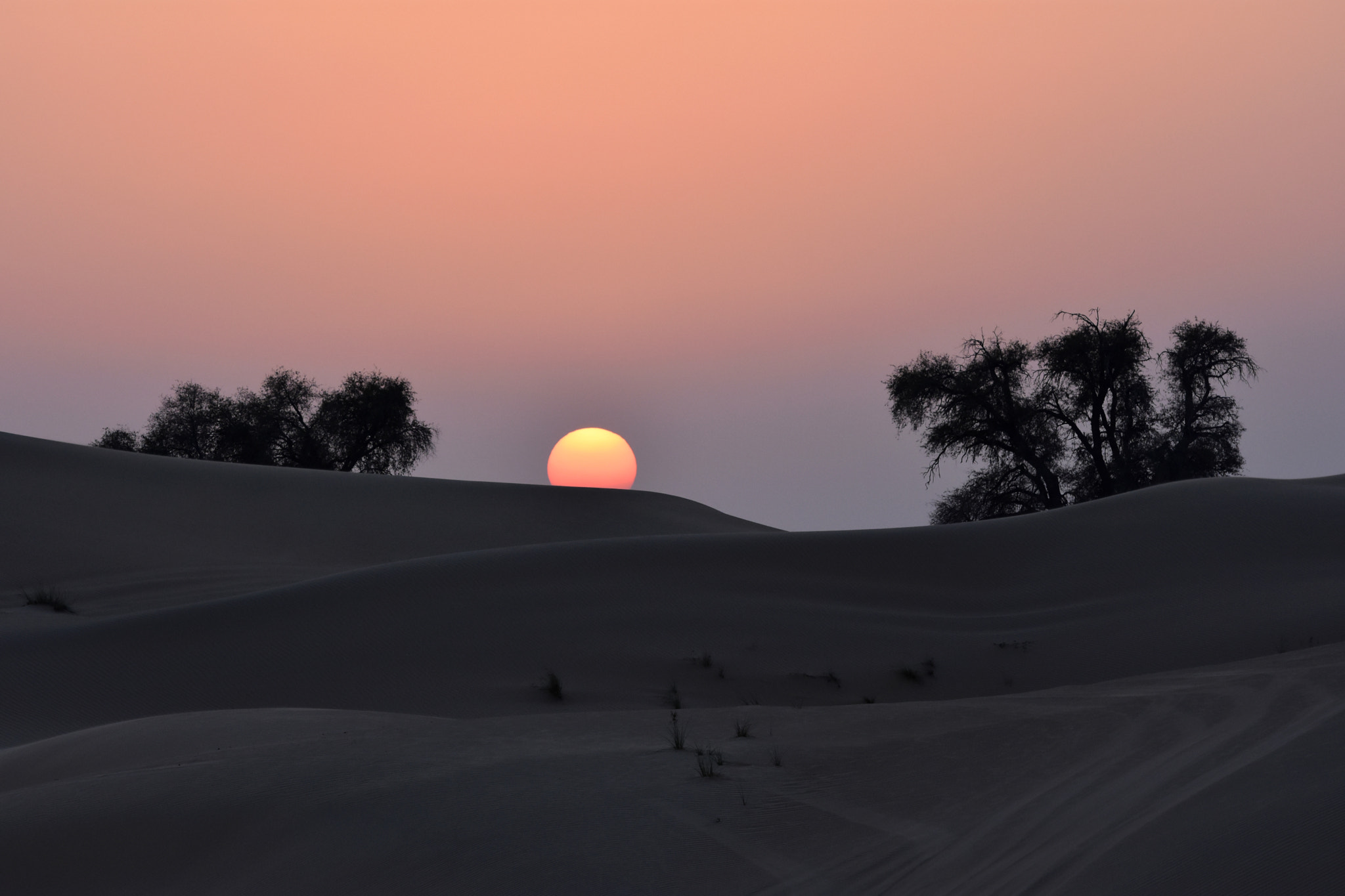 Nikon AF-S Nikkor 70-200mm F2.8G ED VR II sample photo. Dunes sunset photography