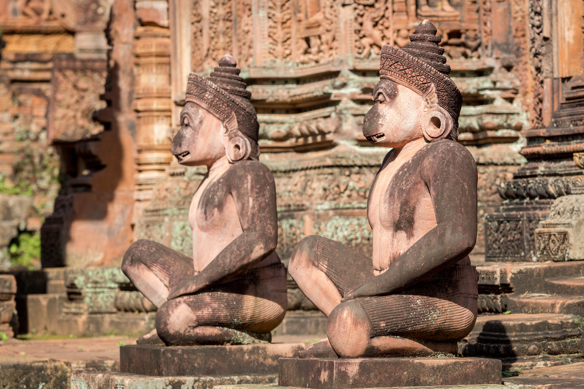 Sigma 70-200mm F2.8 EX DG OS HSM sample photo. Les gardiens de banteay srei photography