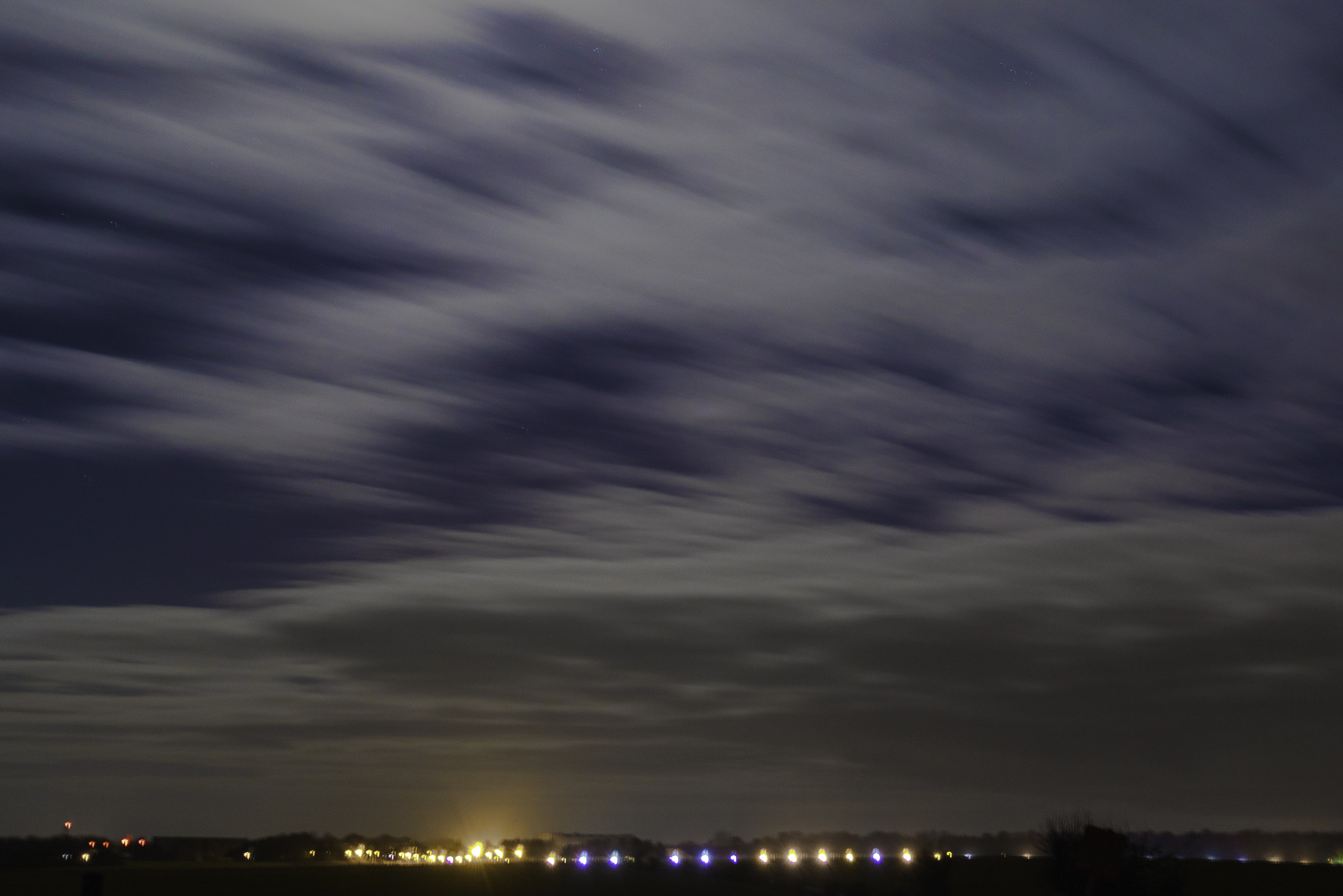 Sigma 24-70mm F2.8 EX DG Macro sample photo. Over the plain at 2am photography