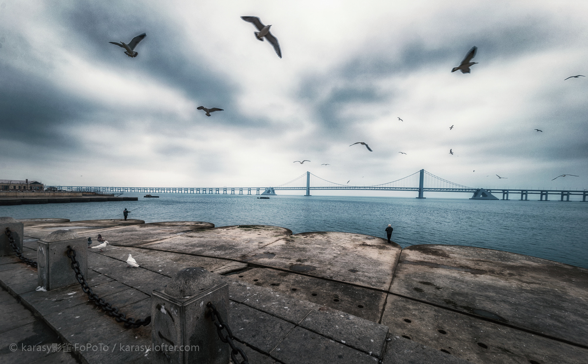 Sigma 12-24mm F4.5-5.6 II DG HSM sample photo. Cloudy sea photography