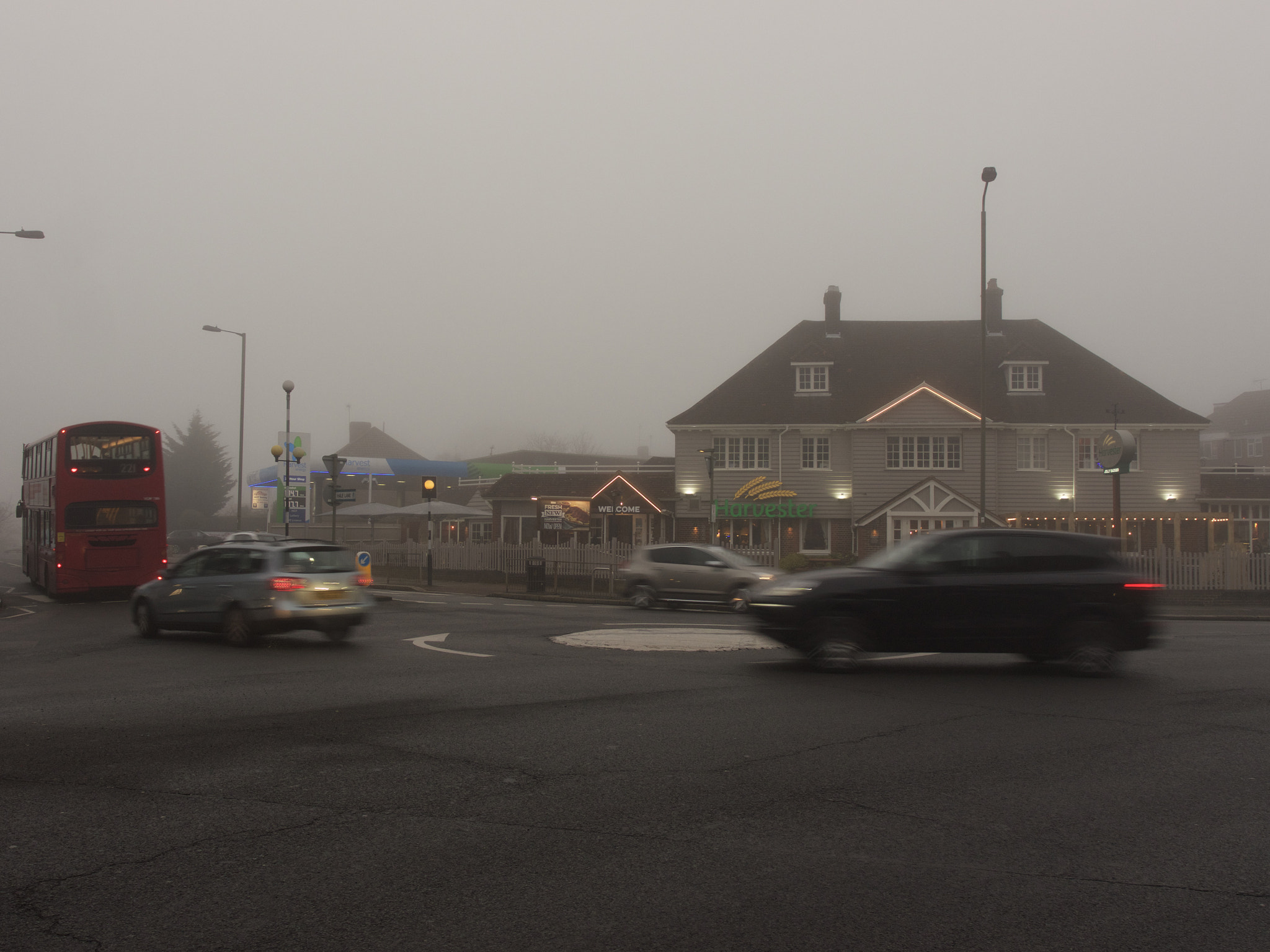Panasonic Lumix DMC-GH2 sample photo. A foggy day in mill hill london photography