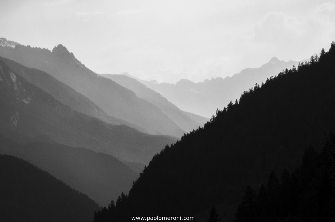 Nikon D300 sample photo. Fog and shapes - www.paolomeroni.com photography