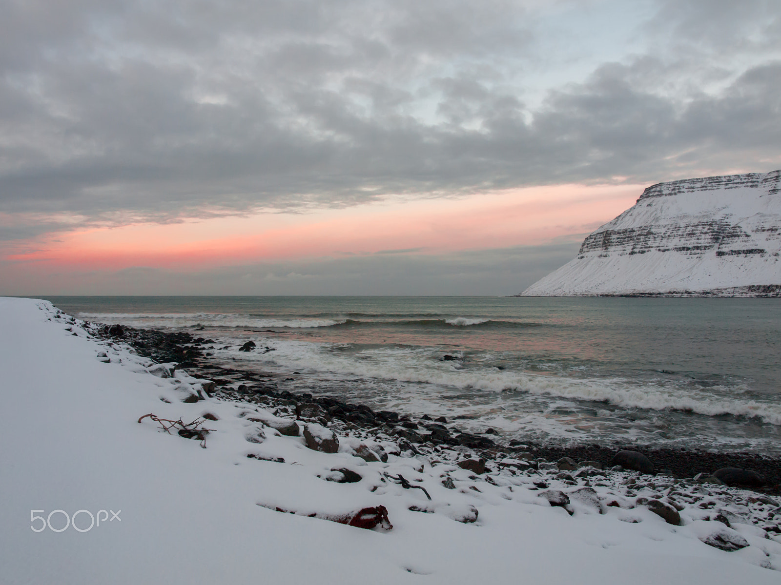 Olympus E-420 (EVOLT E-420) + OLYMPUS 14-42mm Lens sample photo. Icelandic landscape - sunset photography