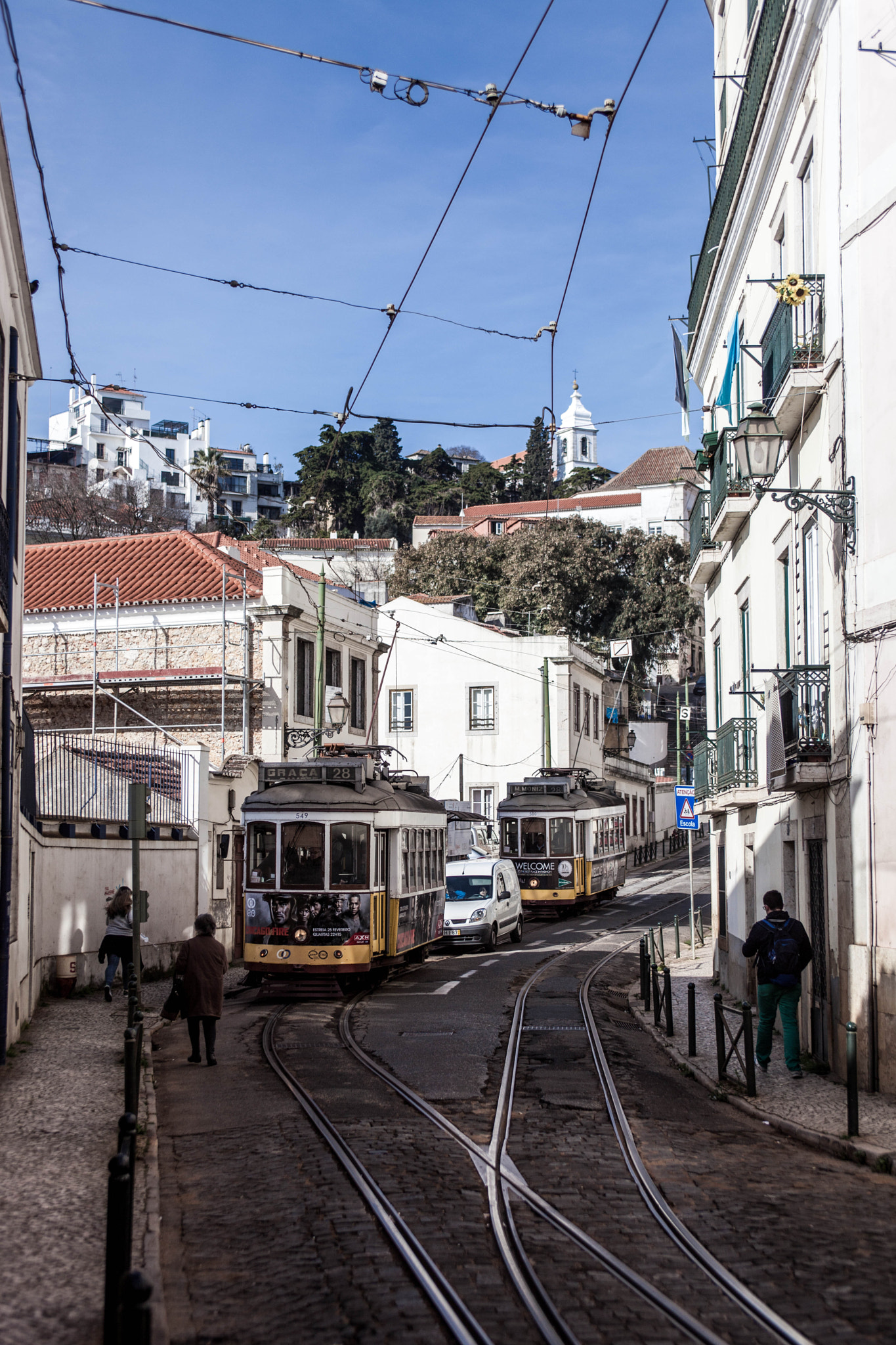 EF28-70mm f/2.8L USM sample photo. Lisbon city transportation photography