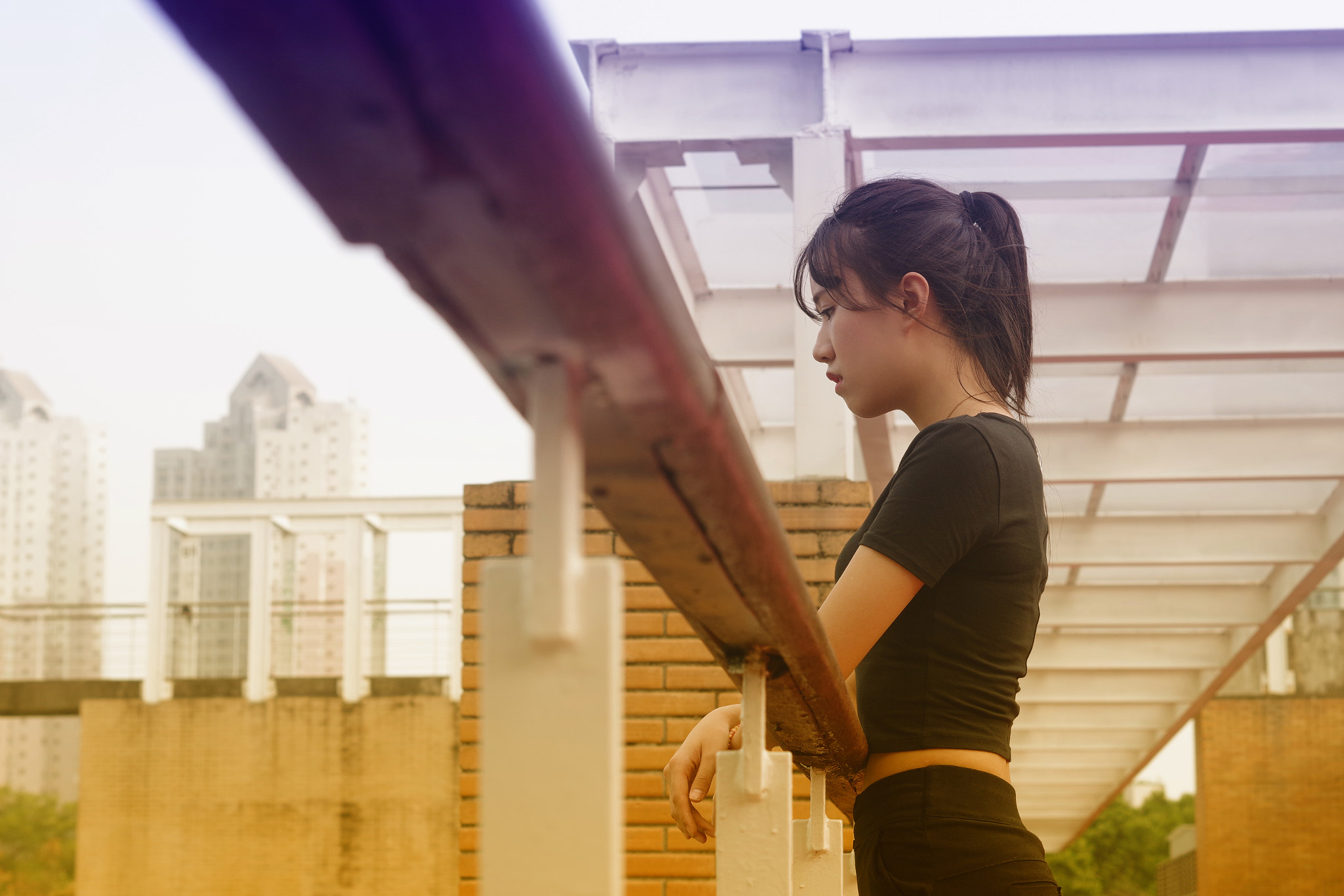 Pentax smc DA 50mm F1.8 sample photo. 马尾辫的你you in a pony tail. photography