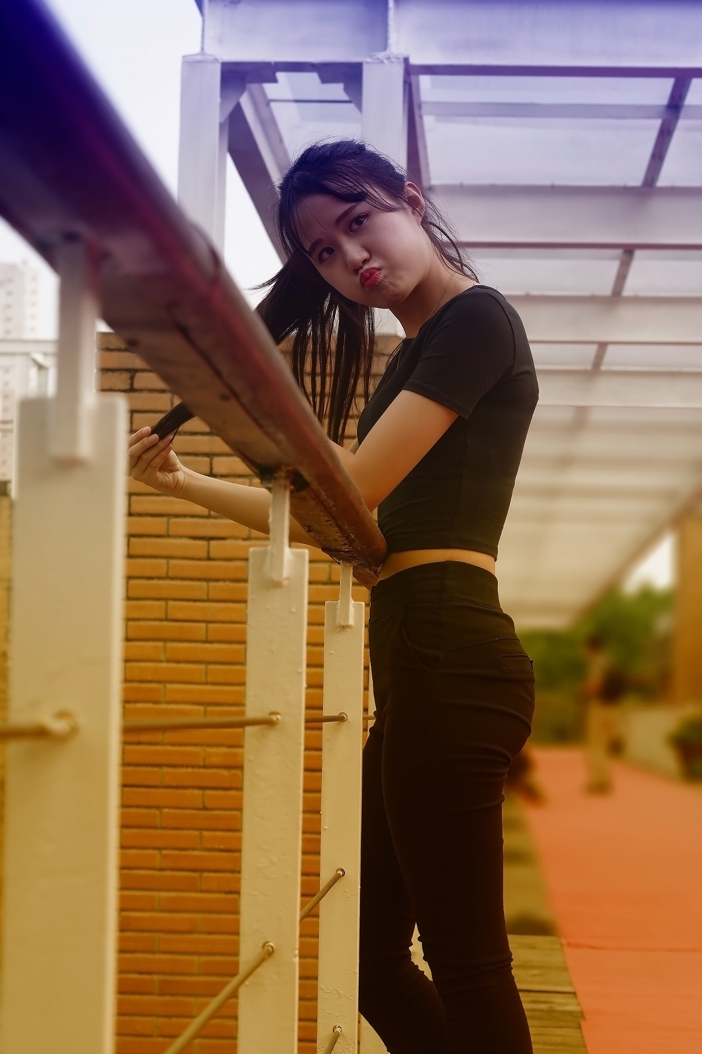 Pentax K-S2 + Pentax smc DA 50mm F1.8 sample photo. 马尾辫的你you in a pony tail. photography