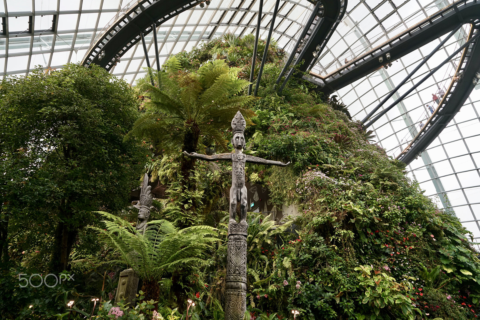 Sony a7R II sample photo. Cloud forest dome, singapore photography
