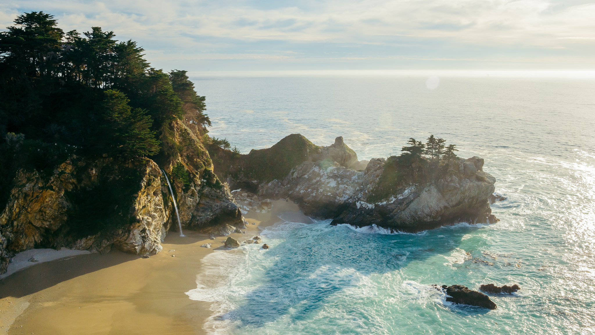 Nikon D600 sample photo. Mcway falls, big sur photography