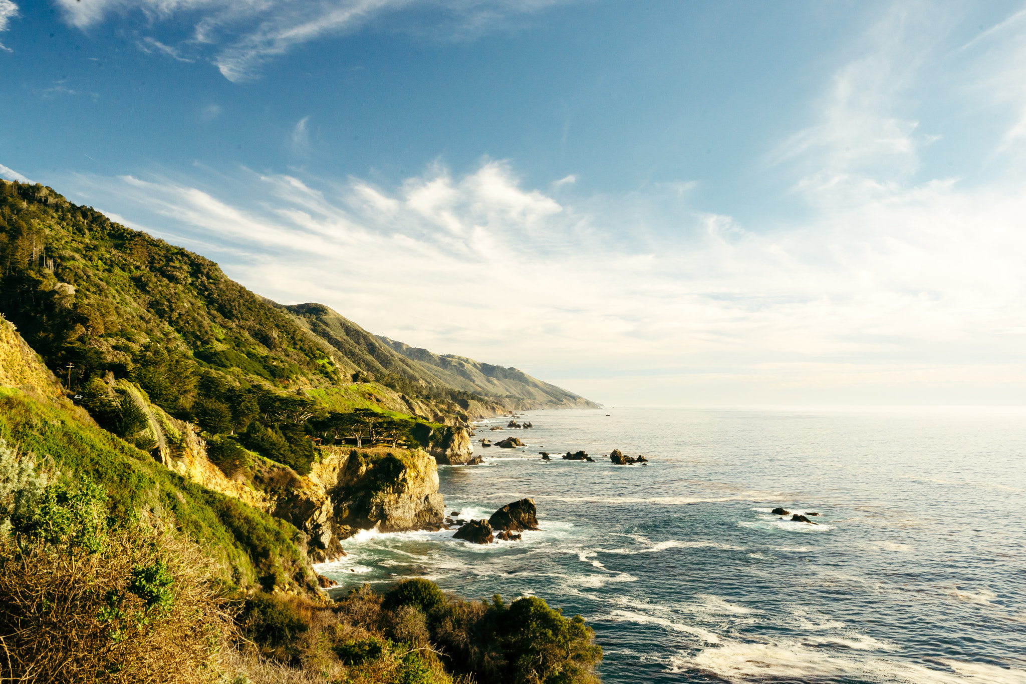 Nikon D600 + Nikon AF-S Nikkor 28mm F1.8G sample photo. Big sur coast photography