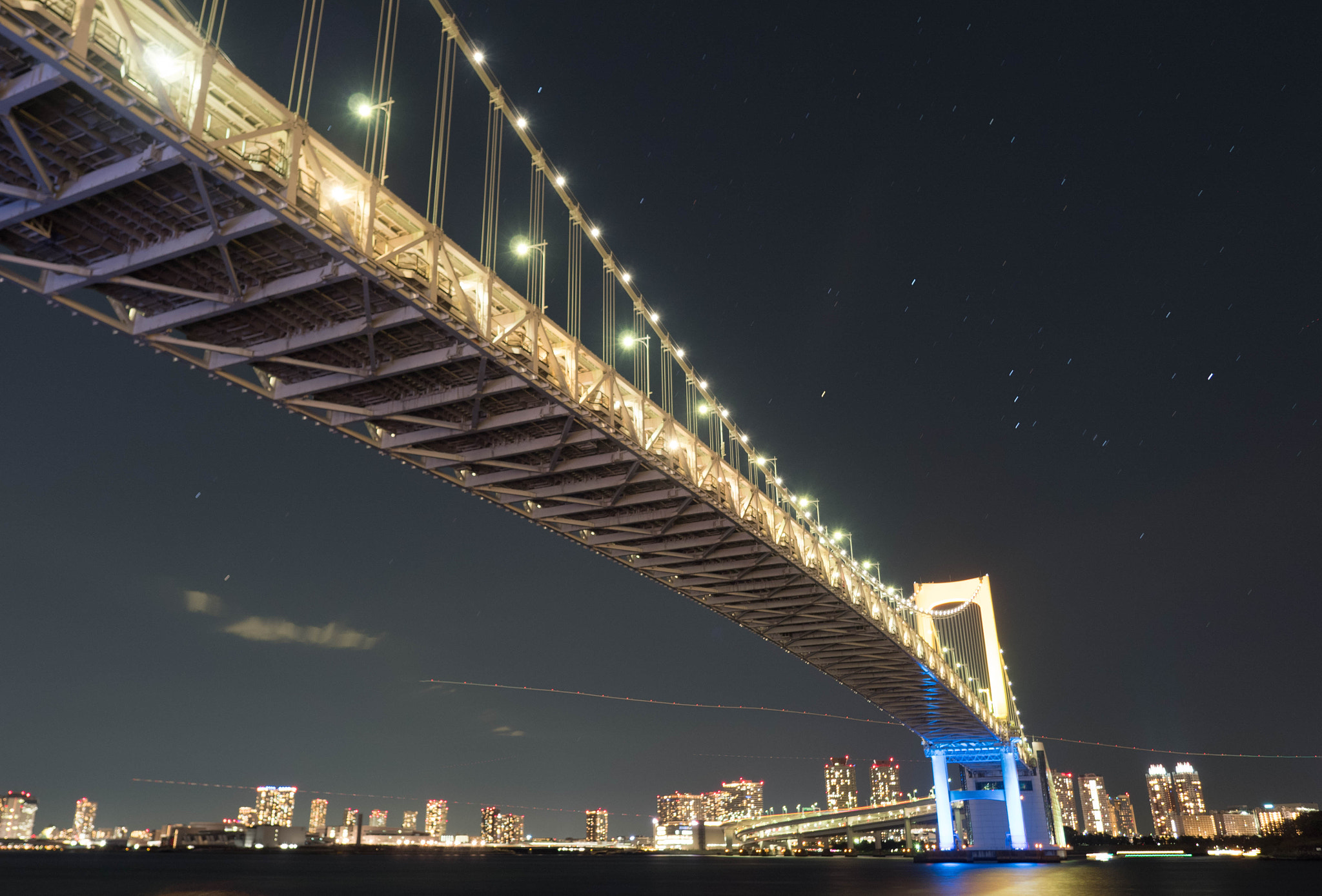 Olympus PEN-F + OLYMPUS M.12mm F2.0 sample photo. Rainbow bridge and the orion photography