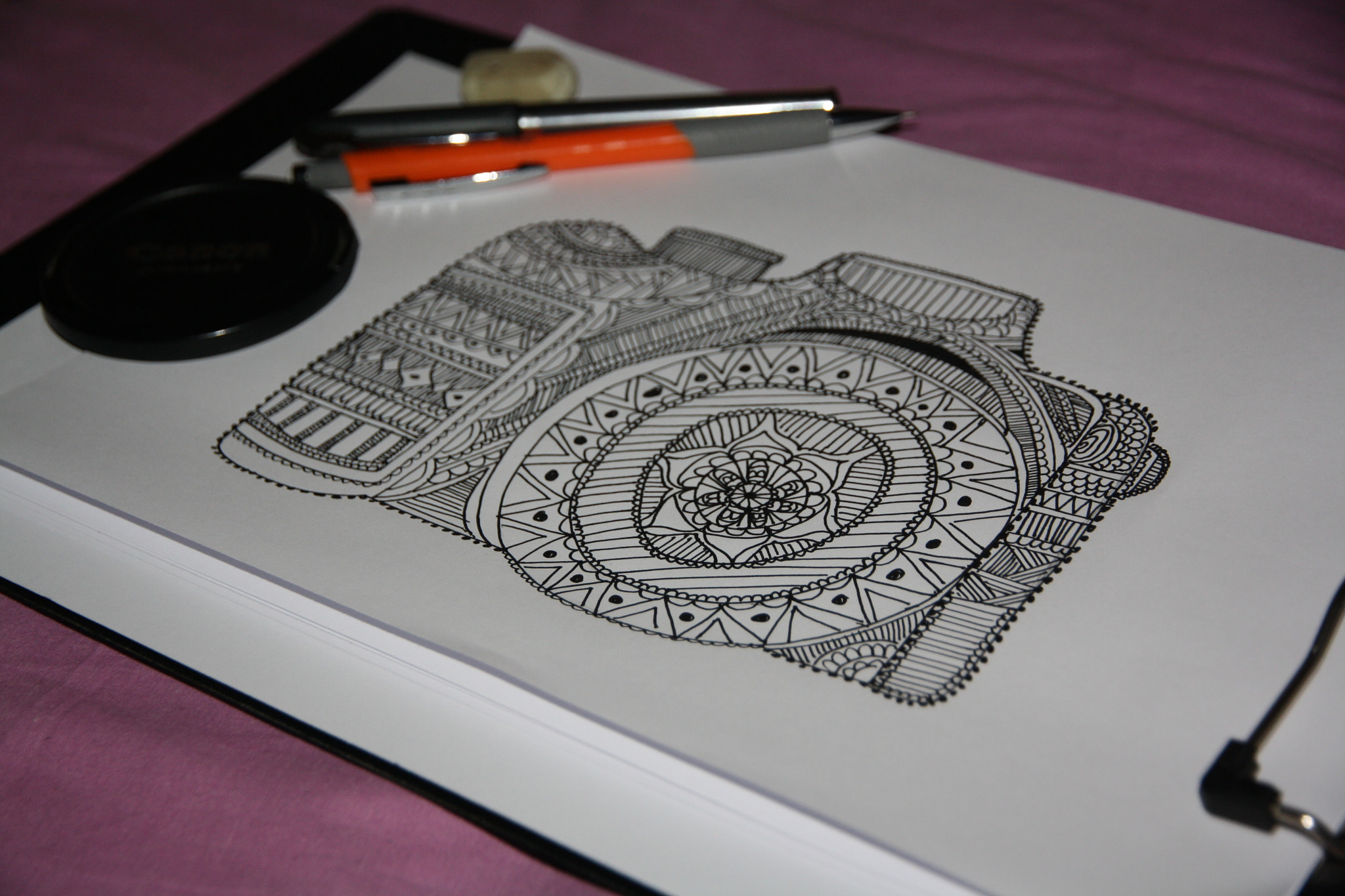 Canon EOS 1000D (EOS Digital Rebel XS / EOS Kiss F) sample photo. Camera mandala photography