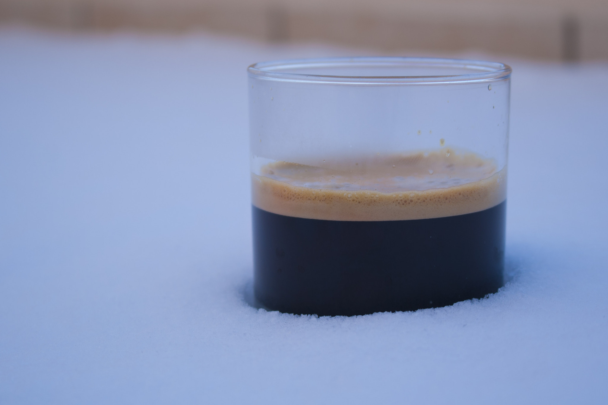 Canon EOS 1000D (EOS Digital Rebel XS / EOS Kiss F) sample photo. Espresso on ice photography