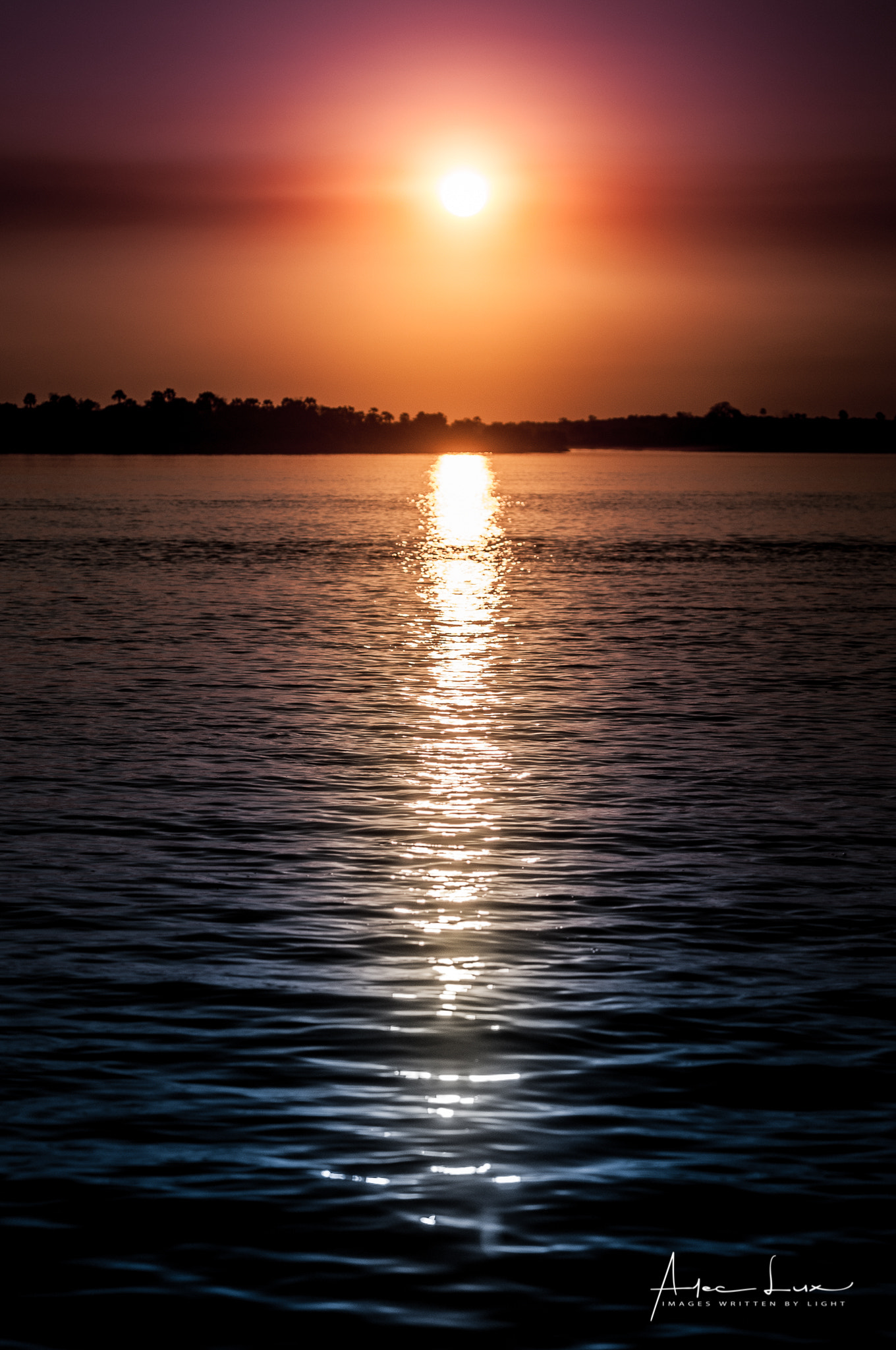 Nikon AF-S Nikkor 70-200mm F2.8G ED VR II sample photo. Zambezi sunset 1 photography