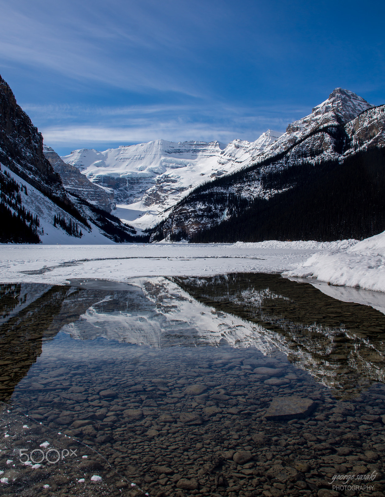 Sony SLT-A77 + DT 18-300mm F3.5-6.3 sample photo. Winter reflection photography