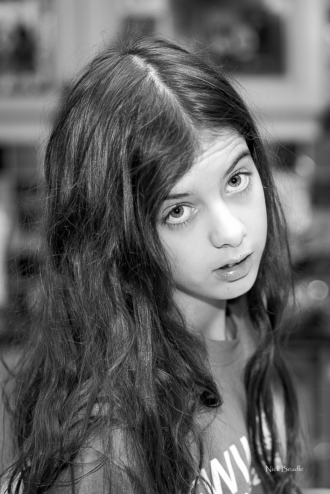 Sony a7S sample photo. Isabella portrait in black and white photography