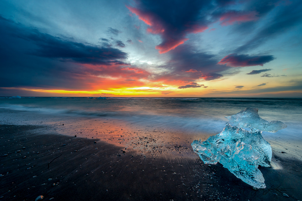 Nikon D3S sample photo. Little ice sunset photography