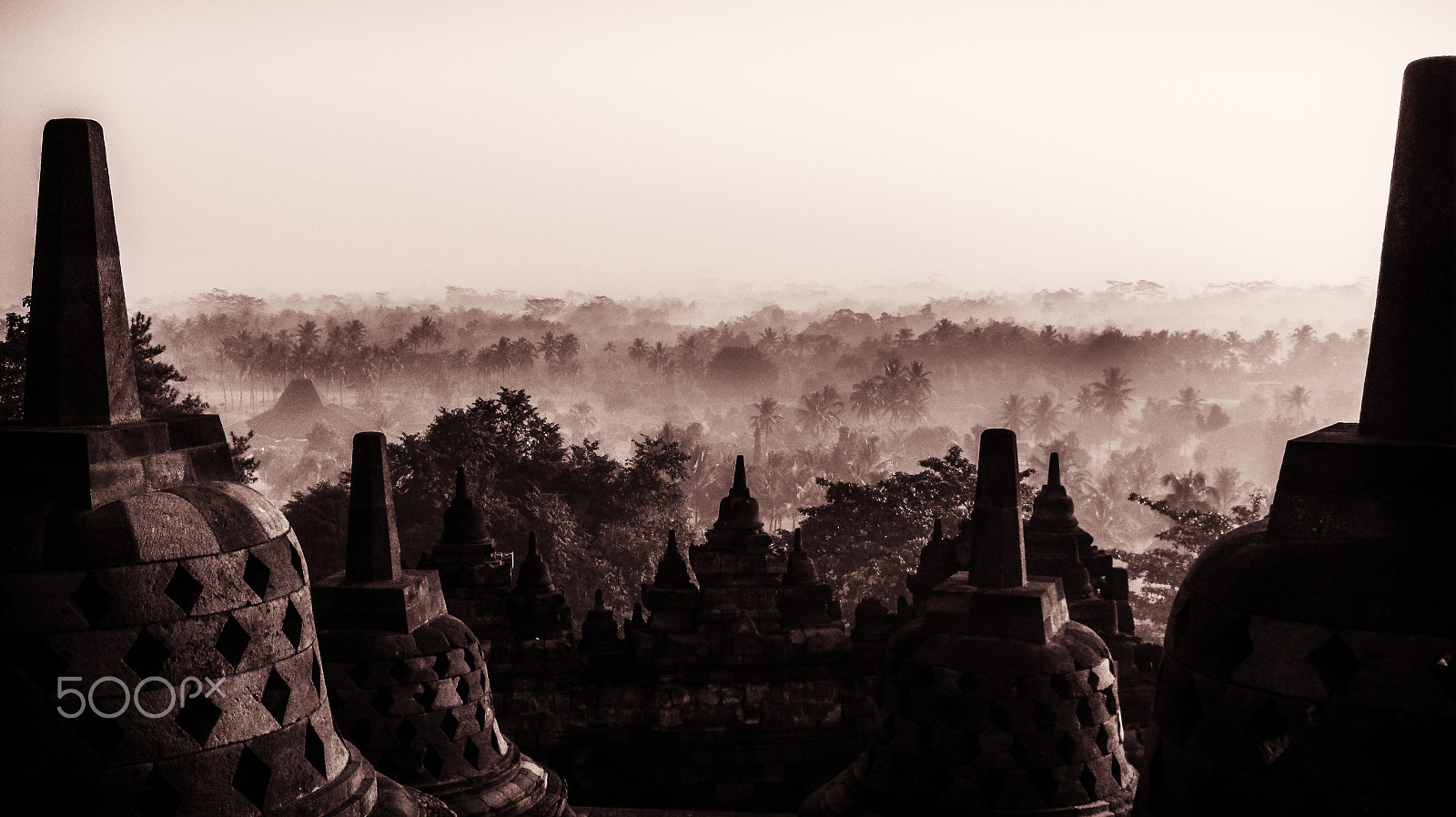 Canon PowerShot A480 sample photo. Borobudur temple, java. photography