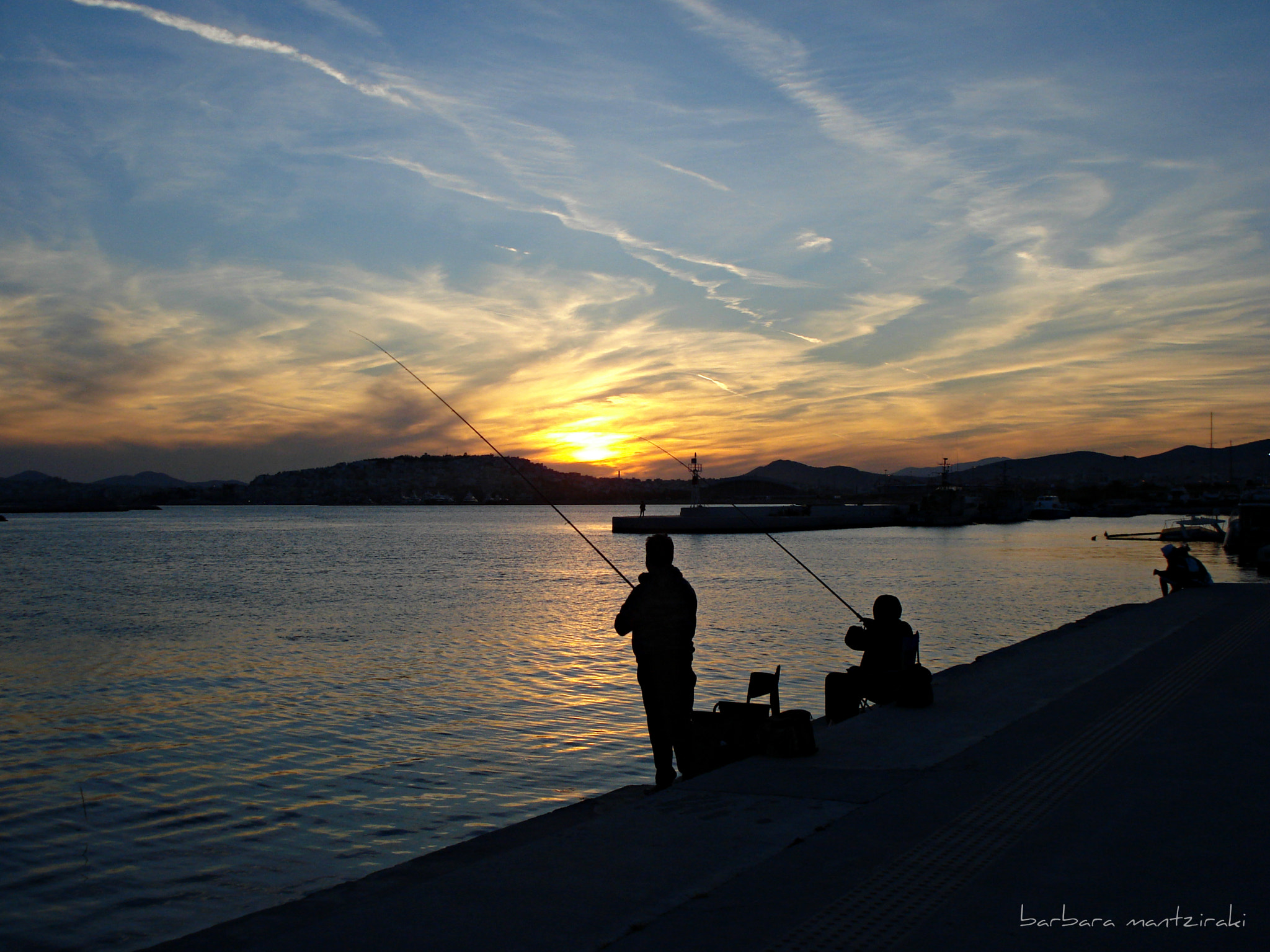 Sony DSC-W35 sample photo. Fisherman photography