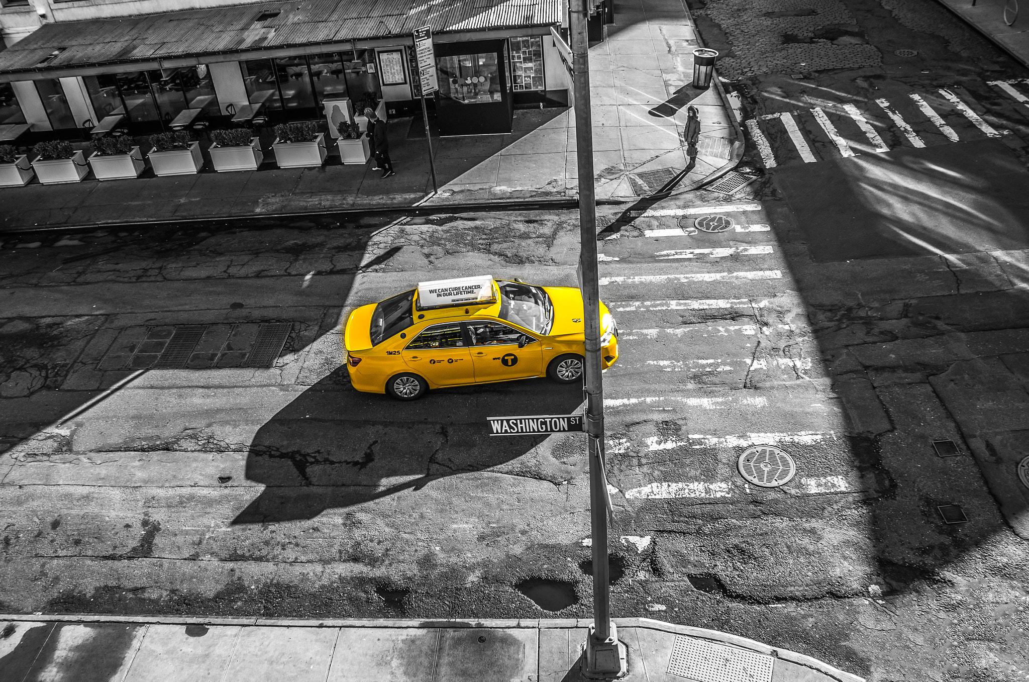 Pentax K-5 II sample photo. New york taxi photography