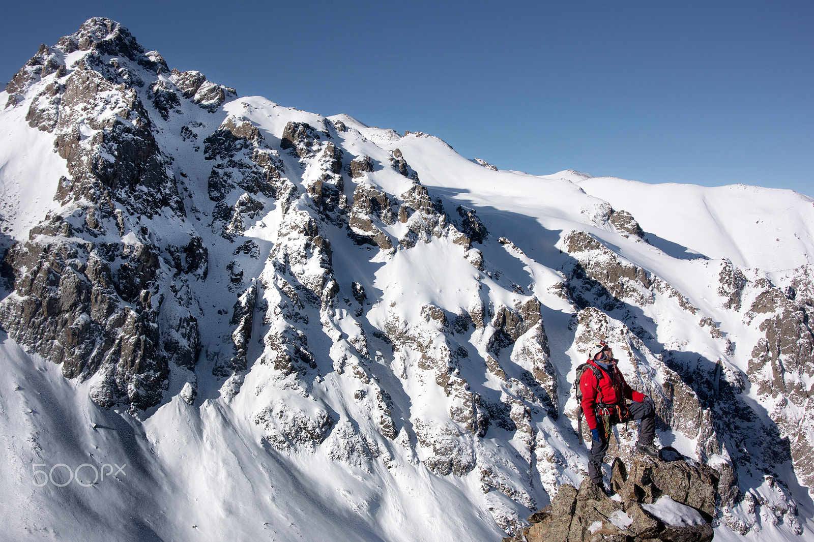 Nikon 1 AW1 sample photo. This man, mountaineer photography