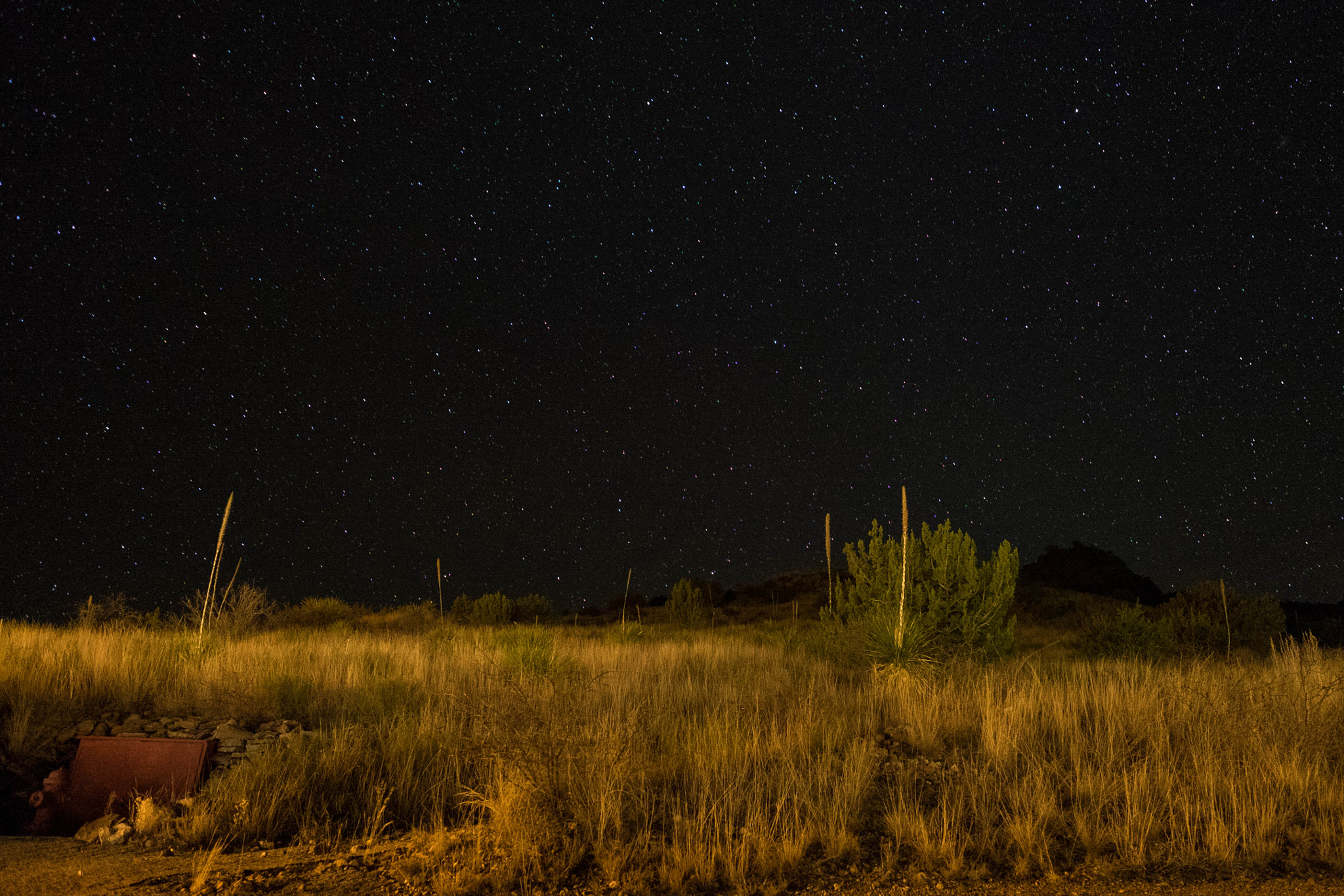 Fujifilm X-T10 + Fujifilm XF 14mm F2.8 R sample photo. Stars over the desert, part 2 photography