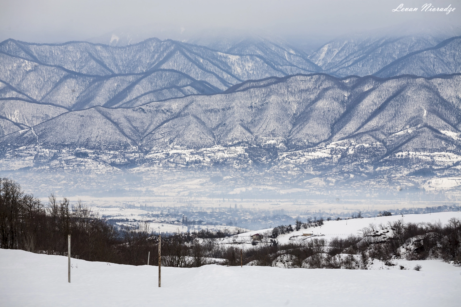 Canon EOS 5D sample photo. Winter in georgia photography