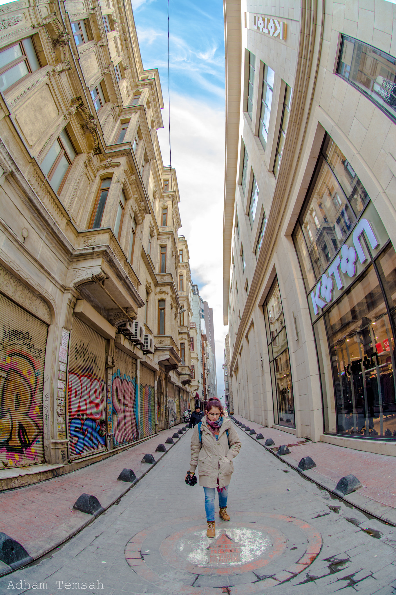 Nikon D7100 + Nikon AF DX Fisheye-Nikkor 10.5mm F2.8G ED sample photo. Architecture - istanbul turkey photography