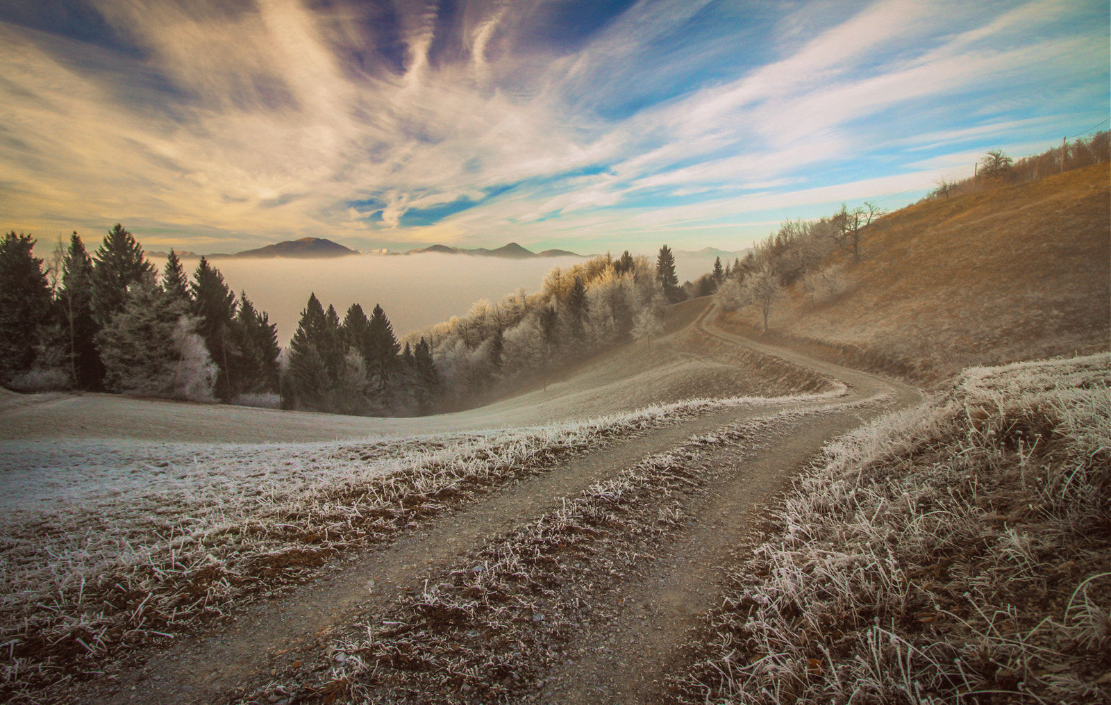 Canon EOS 50D + Canon EF-S 10-18mm F4.5–5.6 IS STM sample photo. A walk above the fog photography