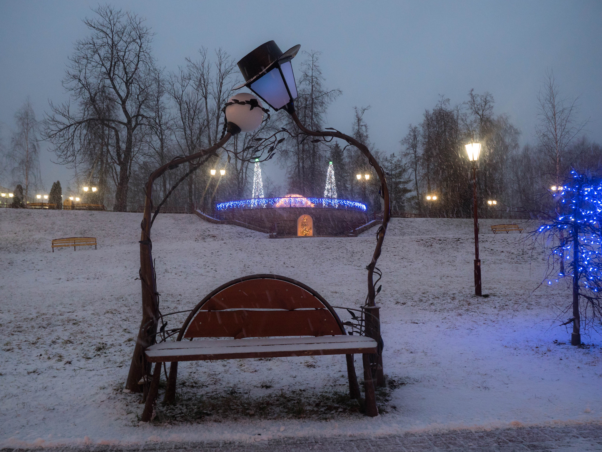 Panasonic Lumix DMC-GH4 + Olympus M.Zuiko Digital ED 12-40mm F2.8 Pro sample photo. Romantic bench photography