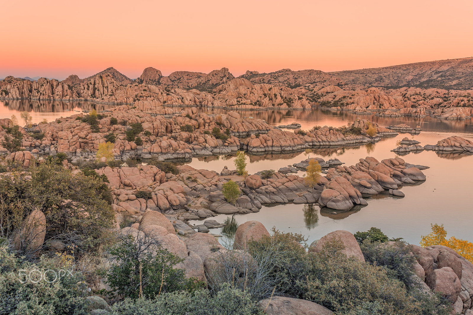 Canon EF-S 18-55mm F3.5-5.6 IS sample photo. Watson lake sunset landscape photography