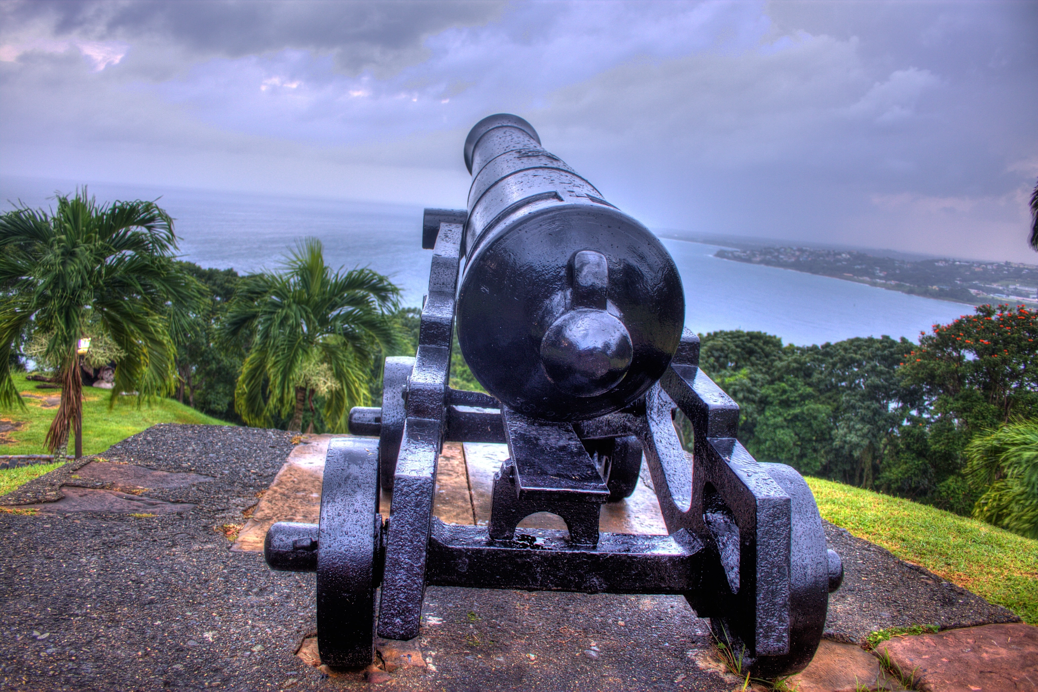 Canon EF-S 18-55mm F3.5-5.6 II sample photo. Fort george tobago  photography