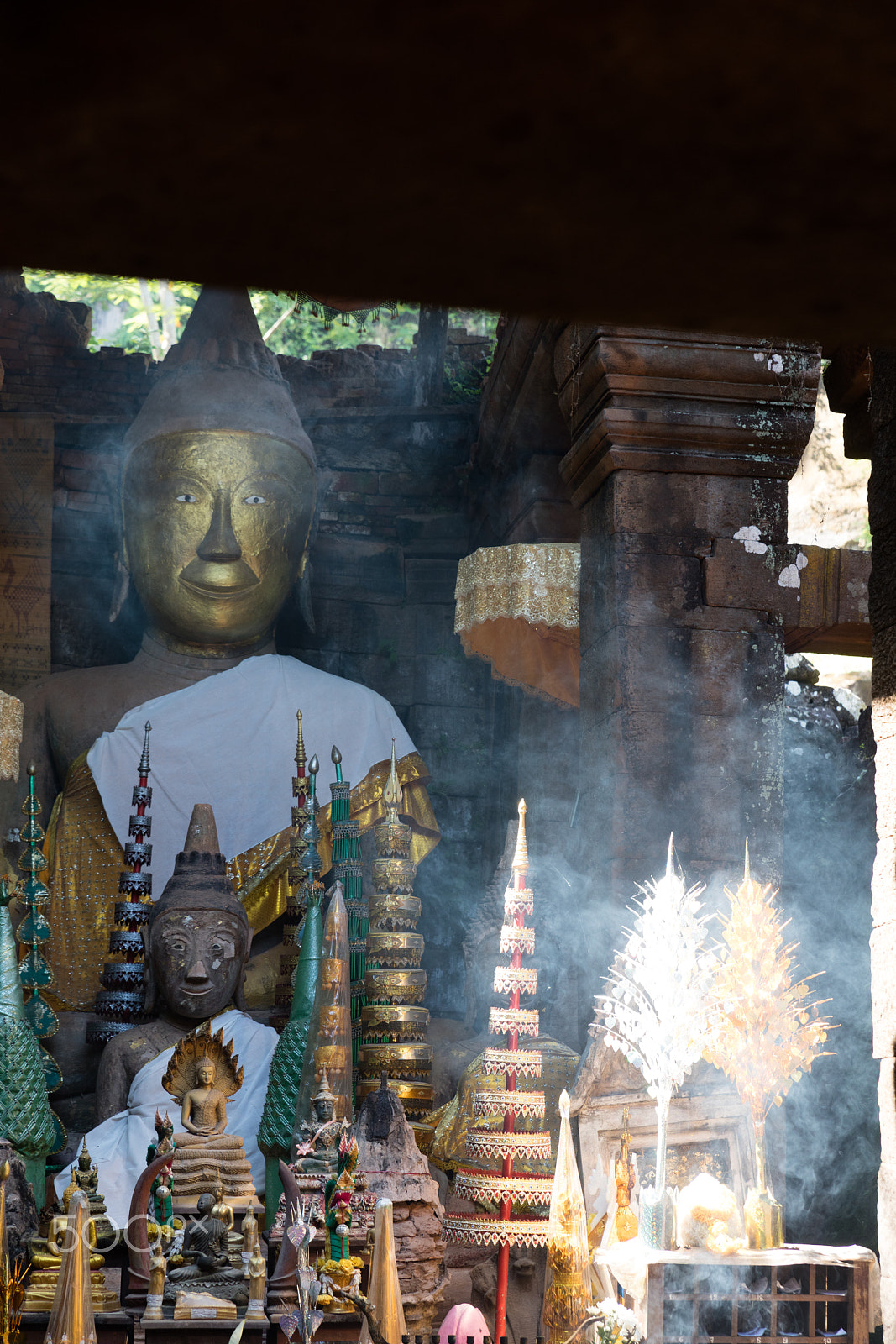 Sigma 24-70mm F2.8 EX DG Macro sample photo. Wat phou in champasak photography