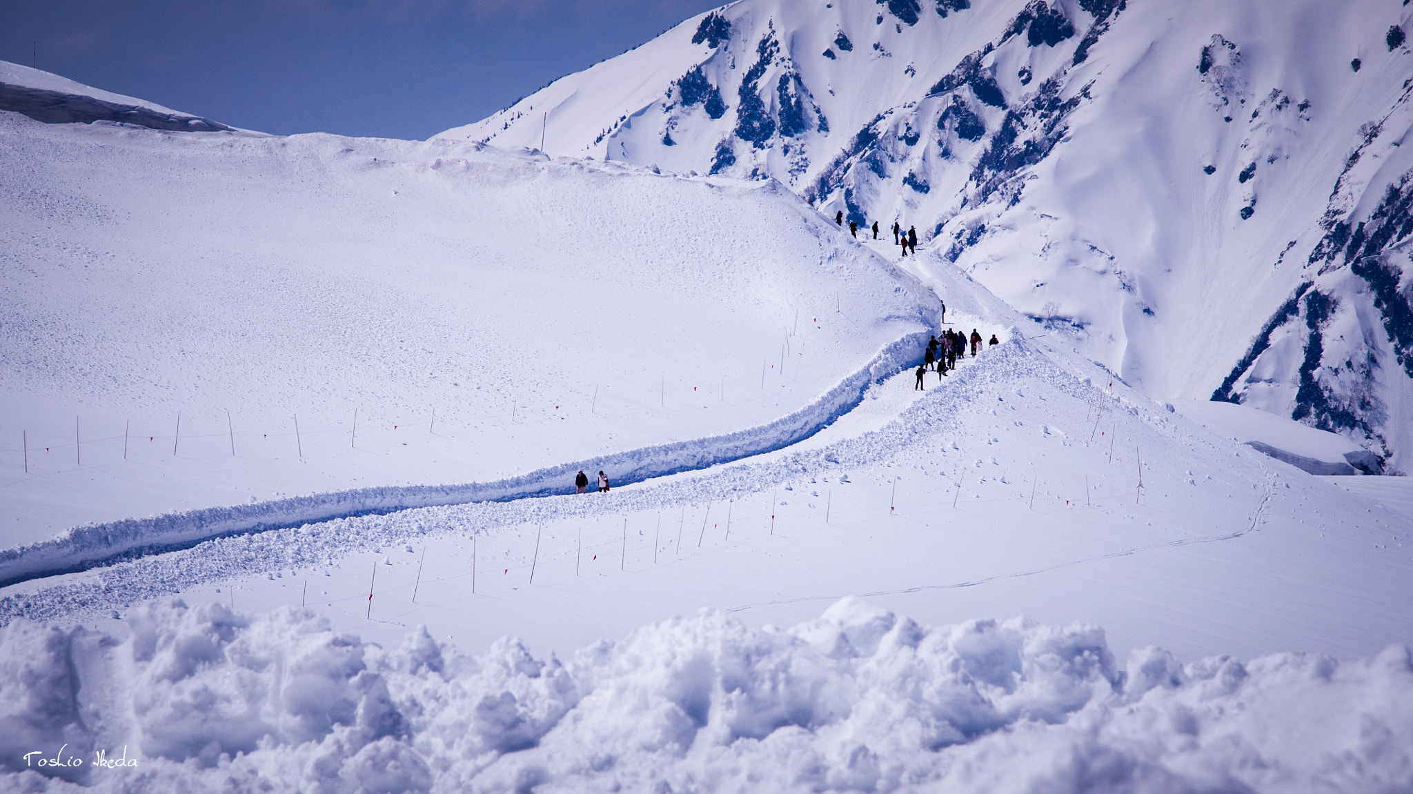 Sony Alpha DSLR-A700 sample photo. Snow road photography